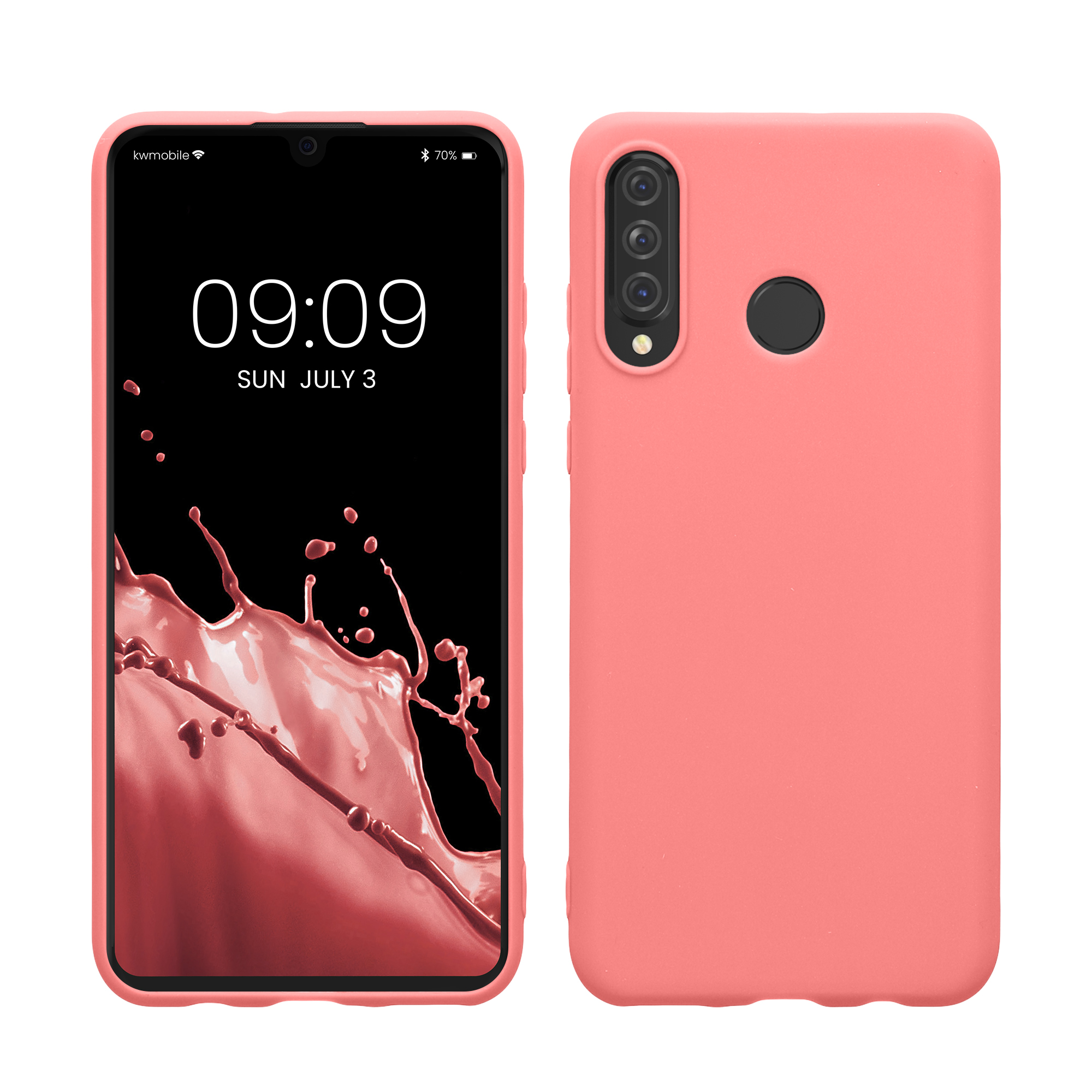 Kryt kwmobile Huawei P30 Lite, pastelově korálová