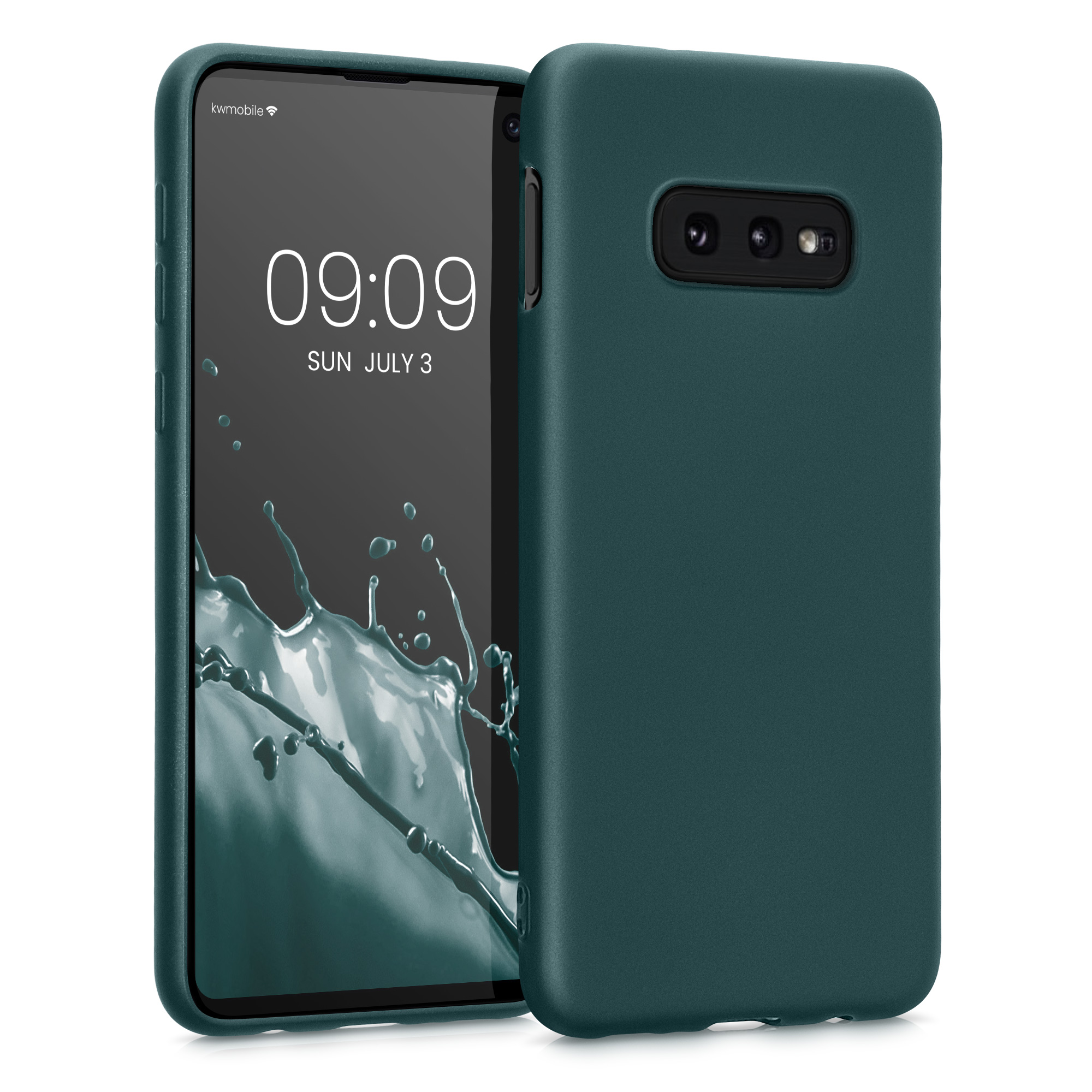 Metalický kryt na mobil Samsung Galaxy S10e kwmobile Metallic Teal