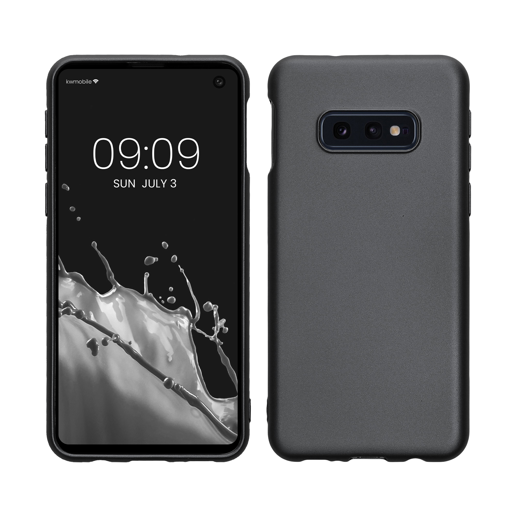 Metalický kryt na mobil Samsung Galaxy S10e kwmobile metalicky šedý
