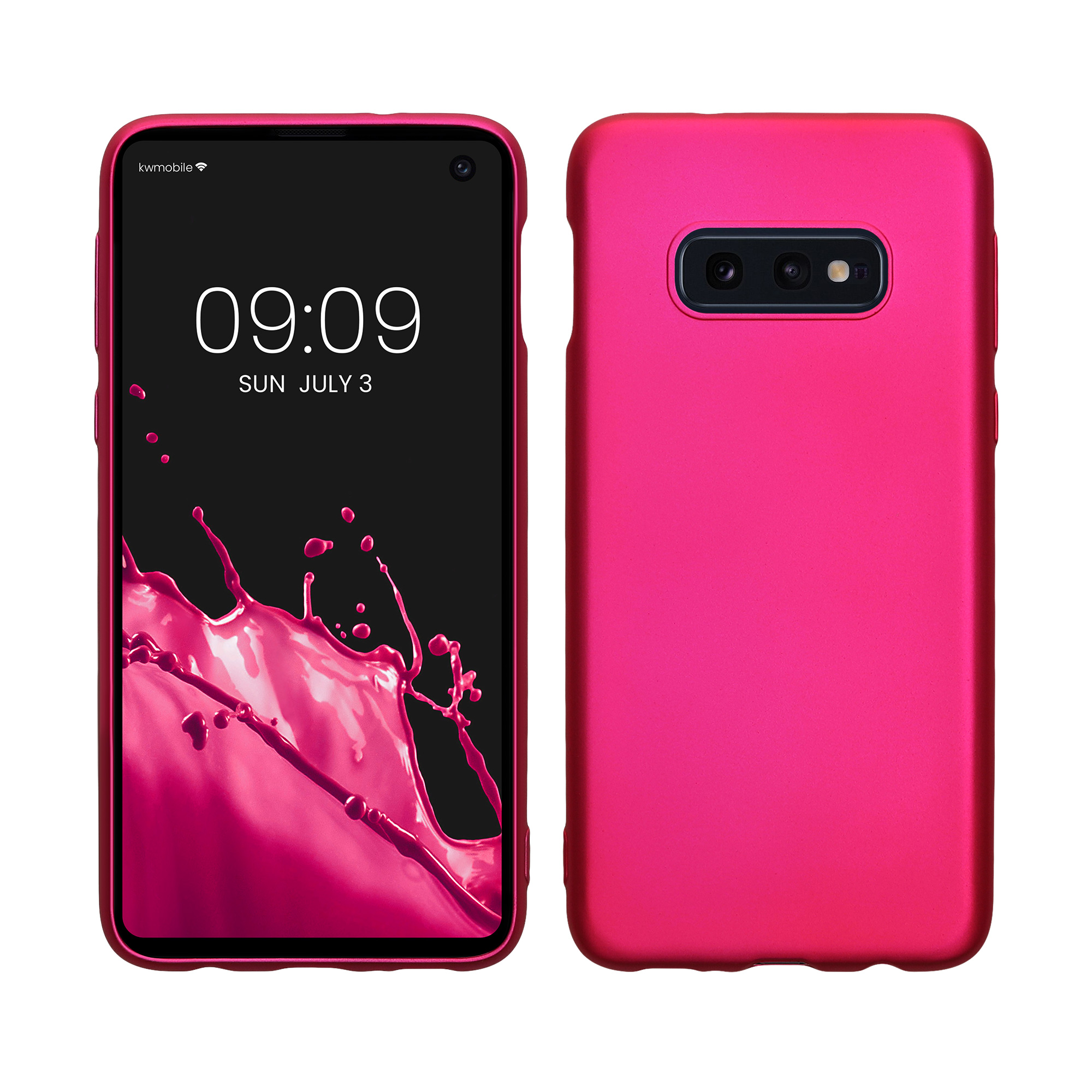 Metalický kryt na mobil Samsung Galaxy S10e kwmobile metalicky růžový