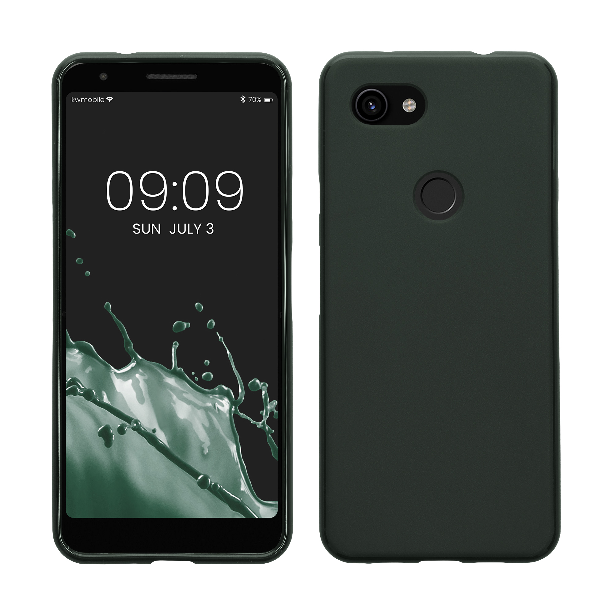 Zadní kryt kwmobile pro Google Pixel 3a - mechově zelená