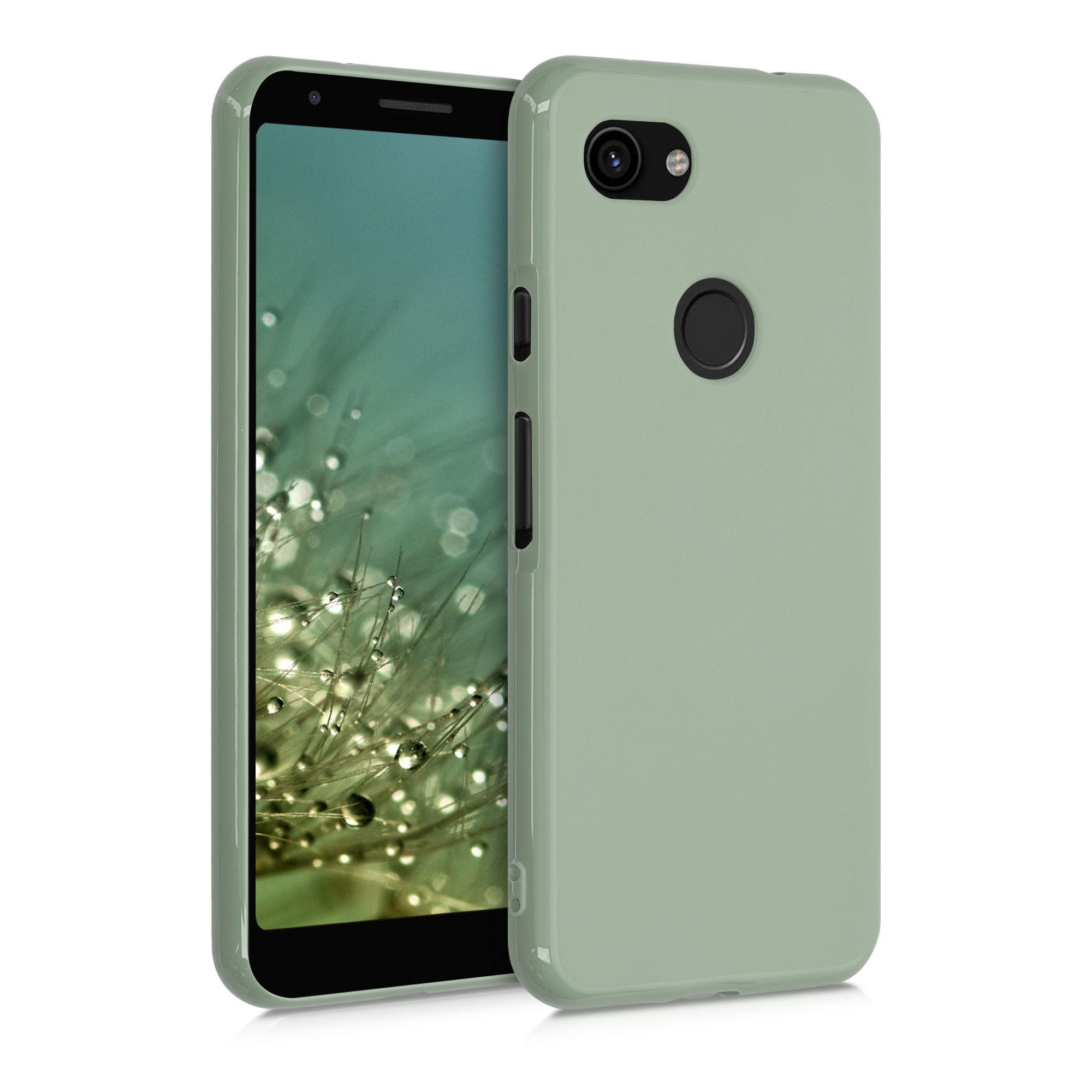 Zadní kryt kwmobile pro Google Pixel 3a - šedozelená