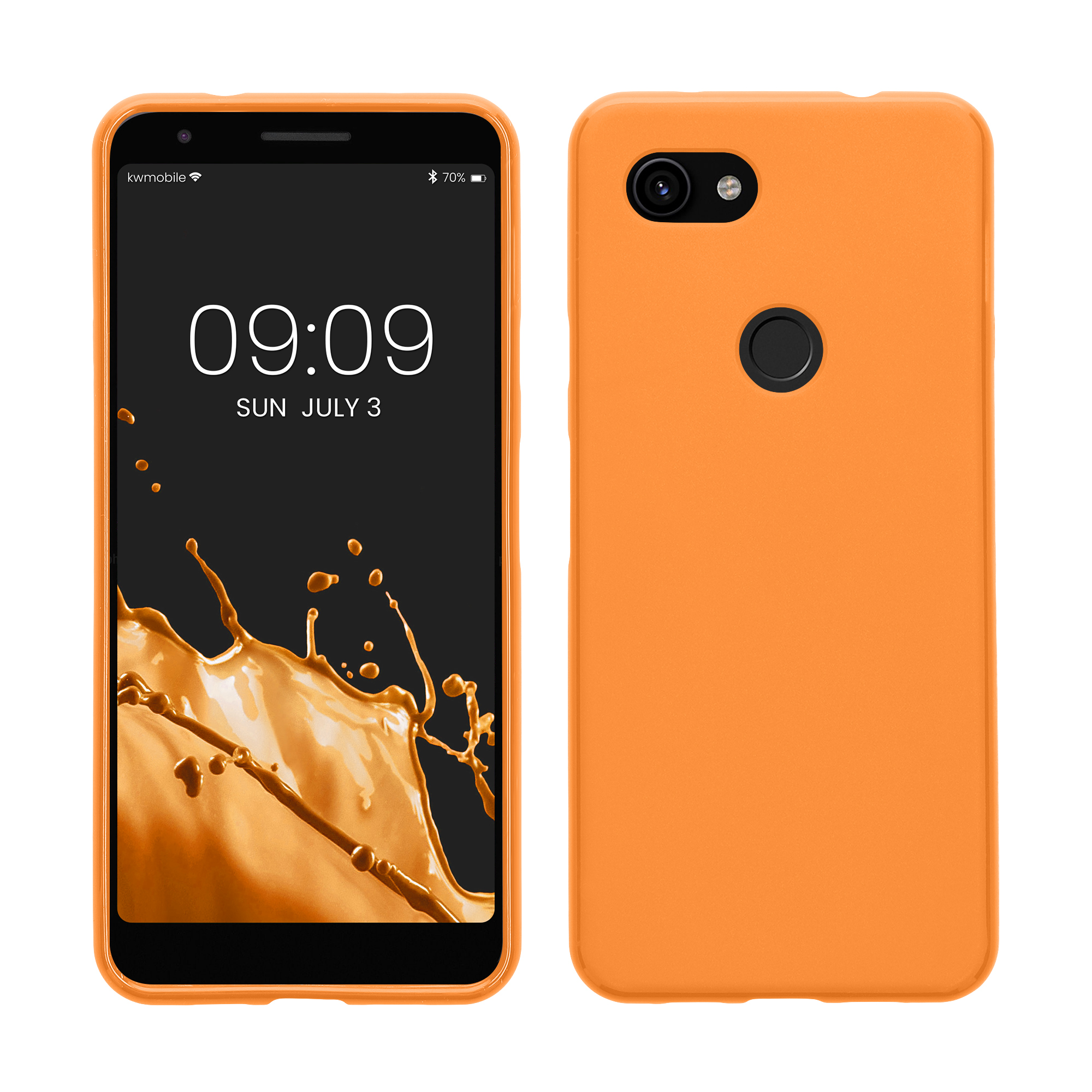 Zadní kryt kwmobile pro Google Pixel 3a - ovocná oranžová