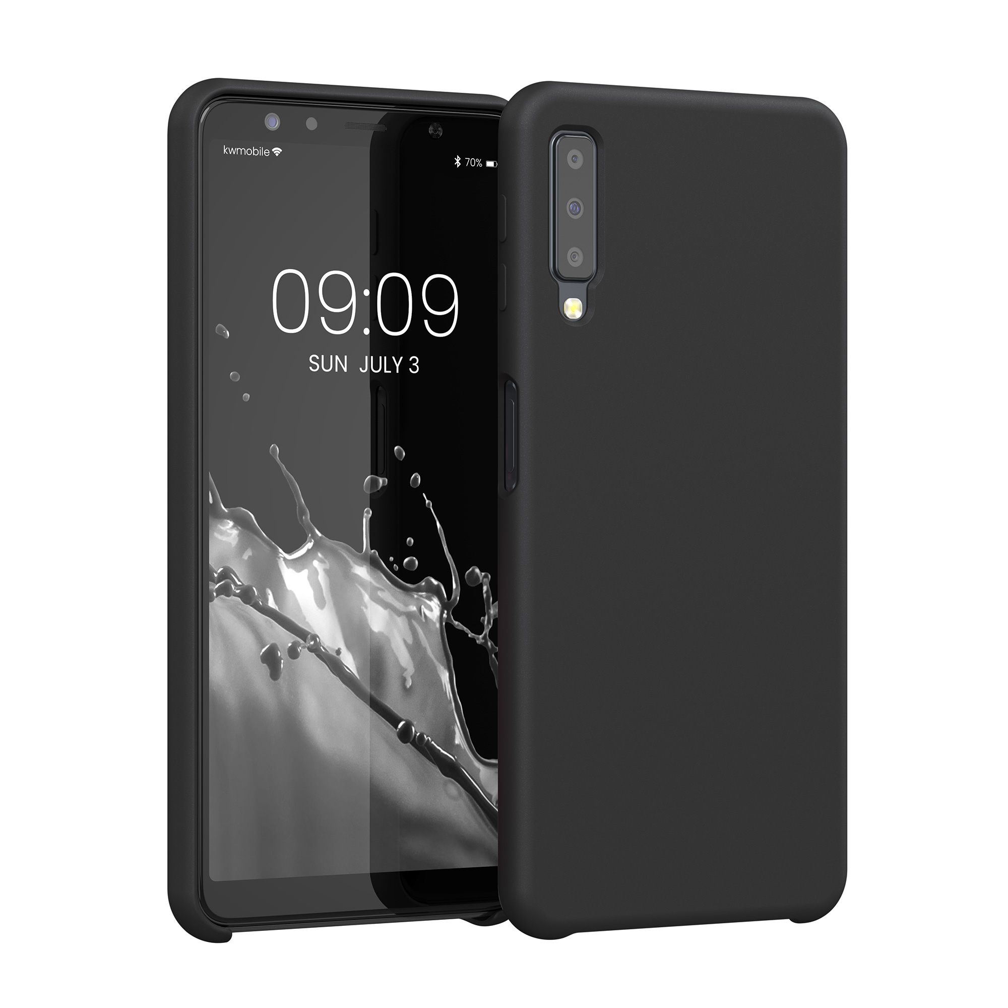 Kryt na mobil Samsung Galaxy A7 (2018) kwmobile TPU černý
