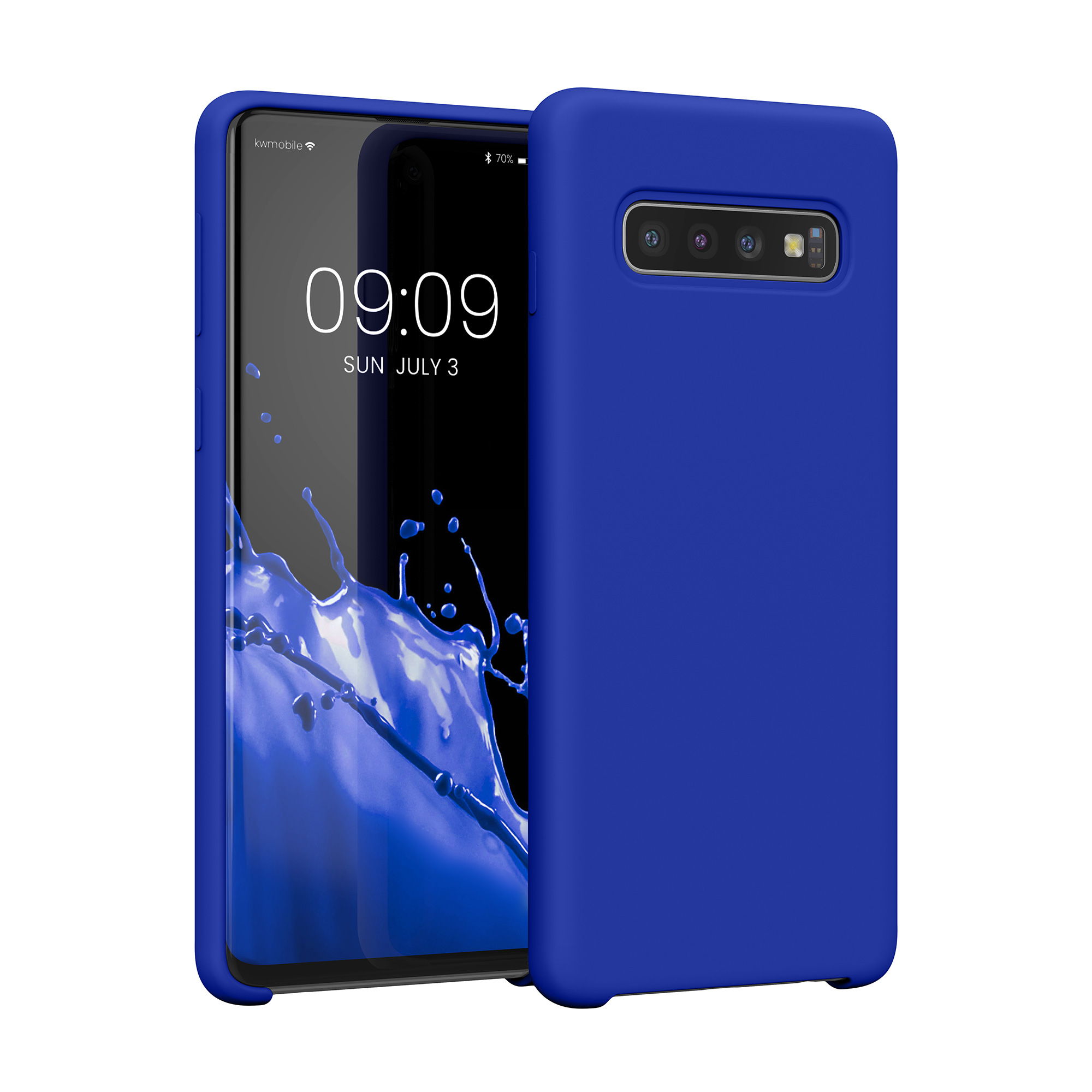 Kryt na mobil Samsung Galaxy S10 kwmobile TPU baltsky modrý
