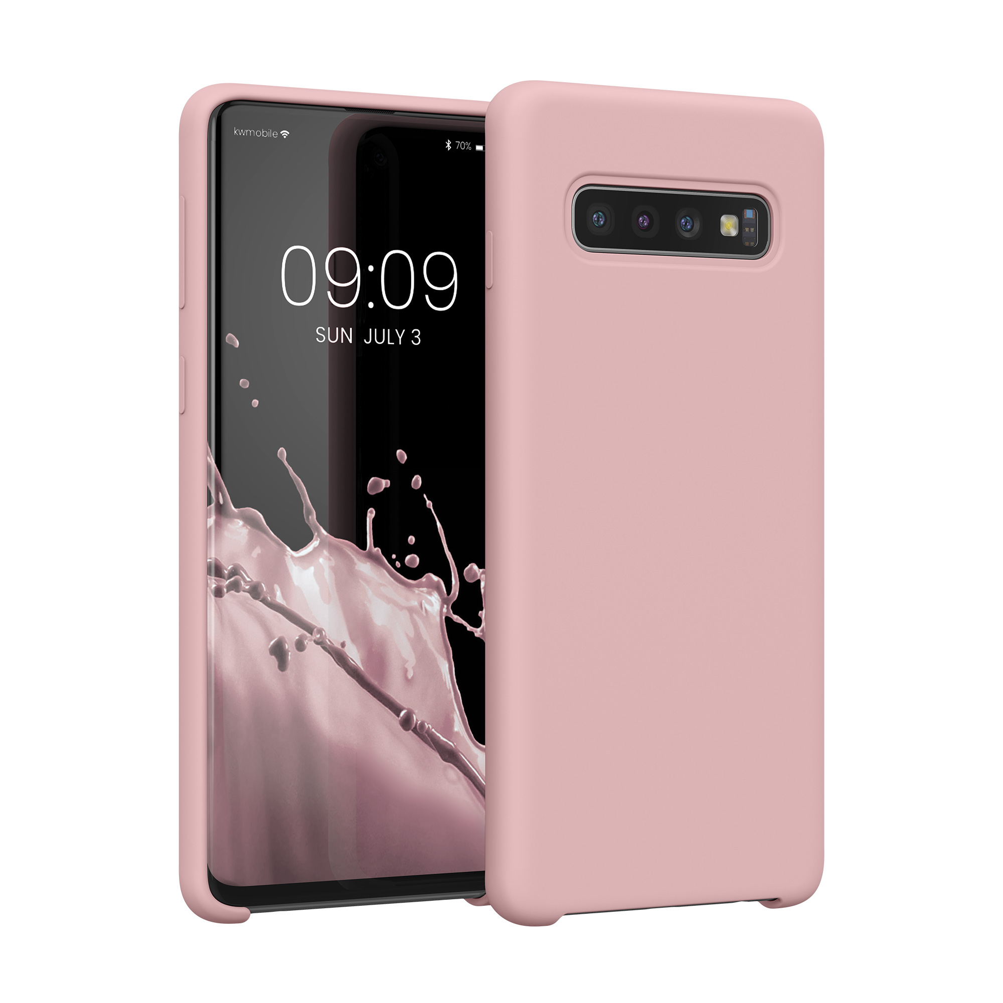 Kryt na mobil Samsung Galaxy S10 kwmobile TPU růžový