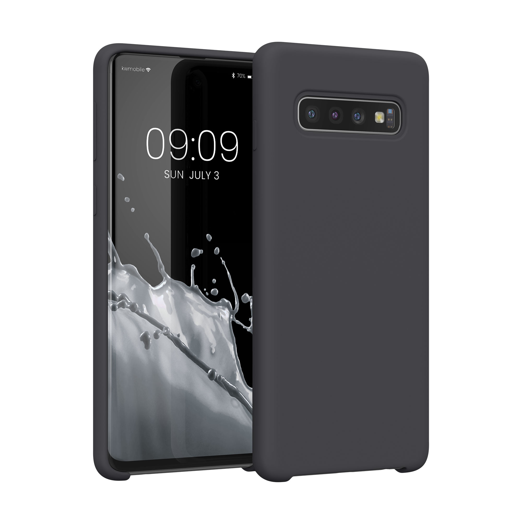 Kryt na mobil Samsung Galaxy S10 kwmobile TPU matně černý