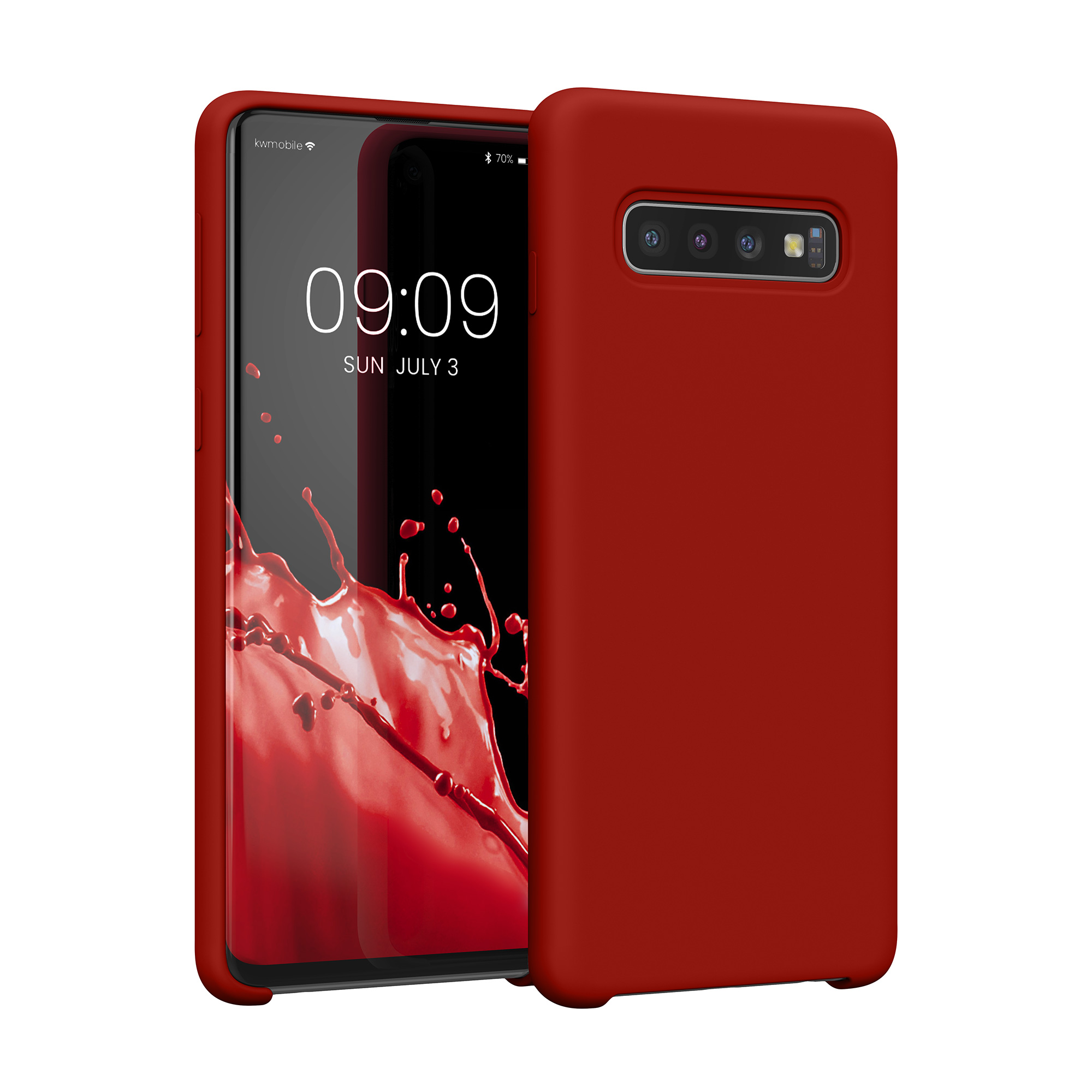 Kryt na mobil Samsung Galaxy S10 kwmobile TPU červený