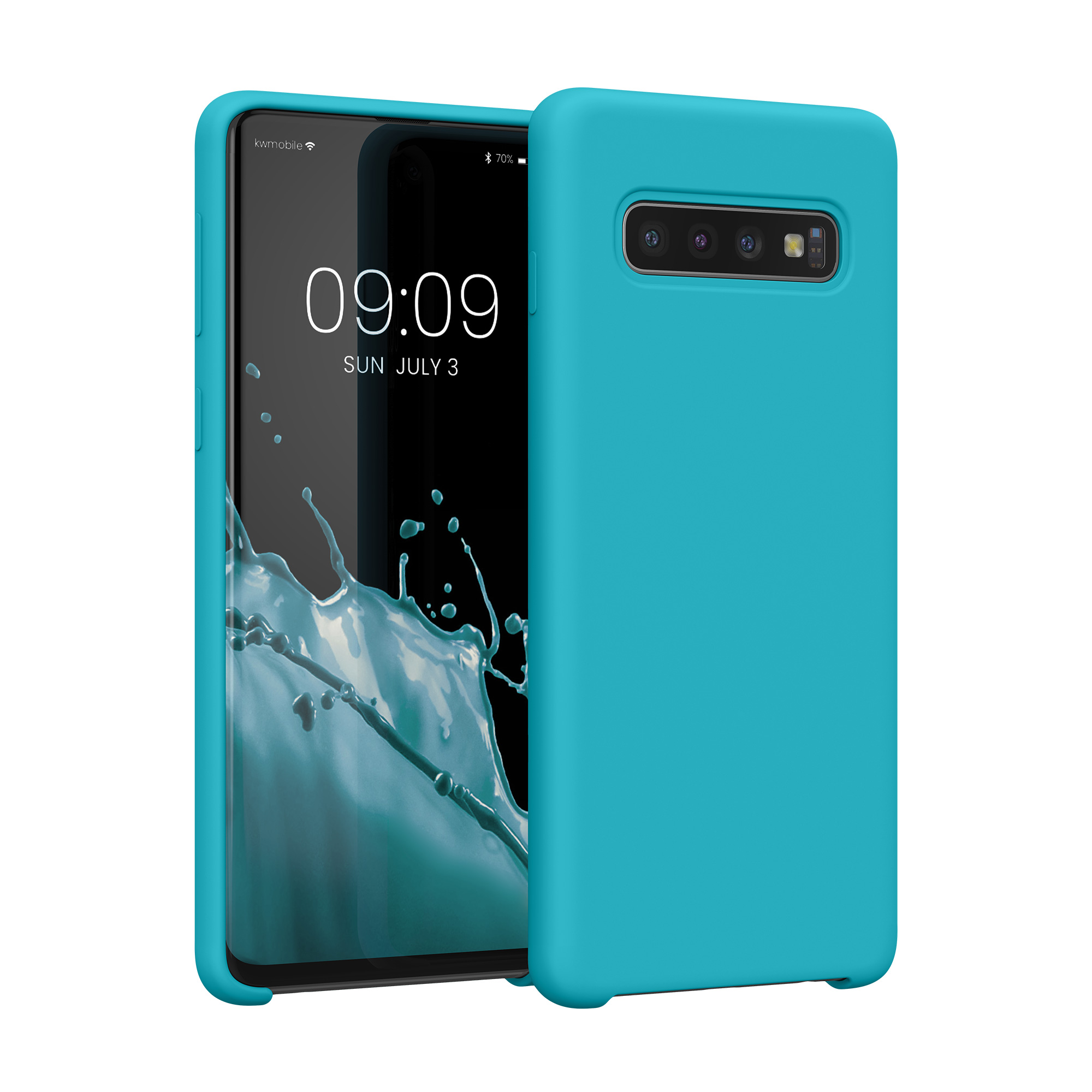 Kryt na mobil Samsung Galaxy S10 kwmobile TPU Cool Glacier