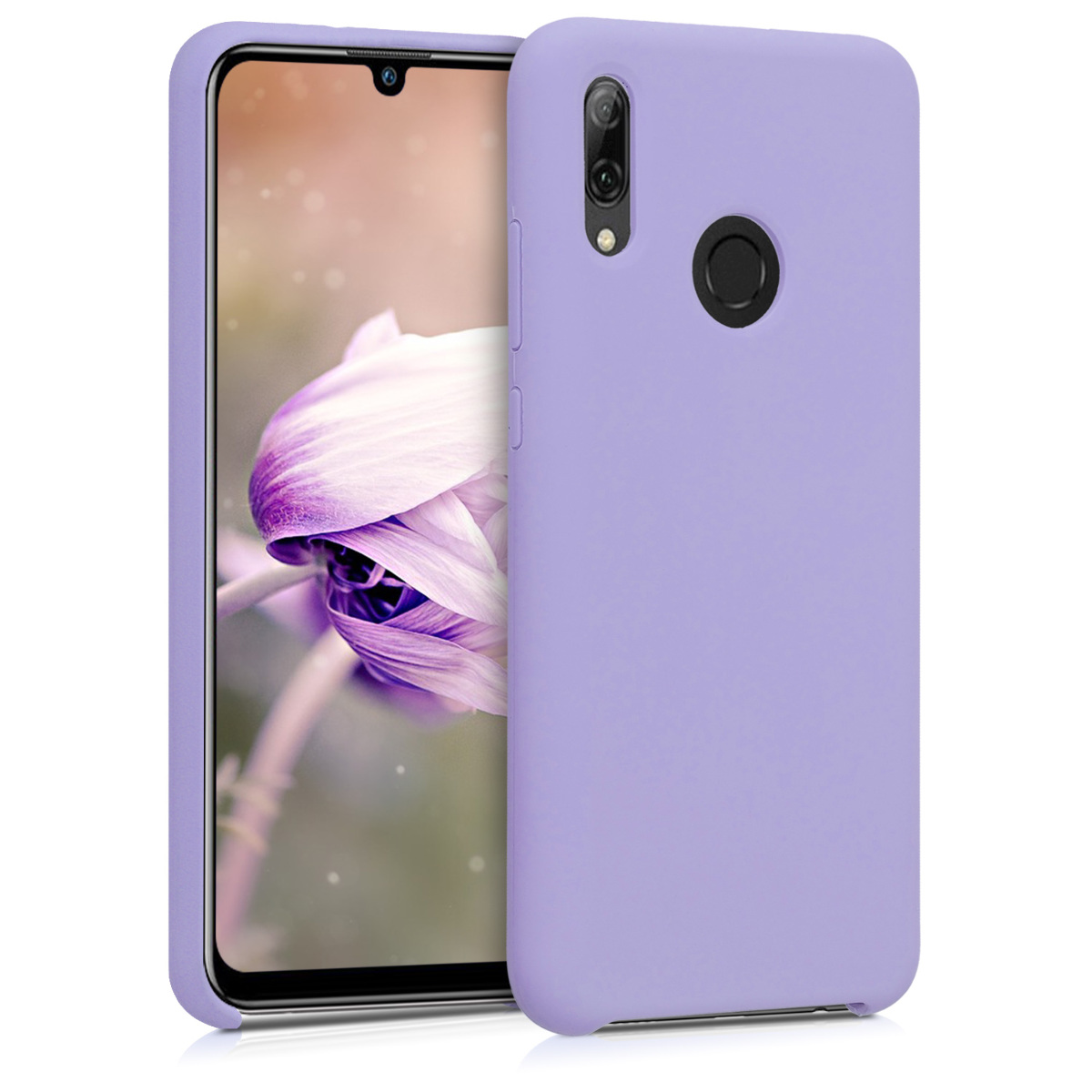 Pouzdro pro Huawei P Smart (2019) kwmobile silikonové - levandulová