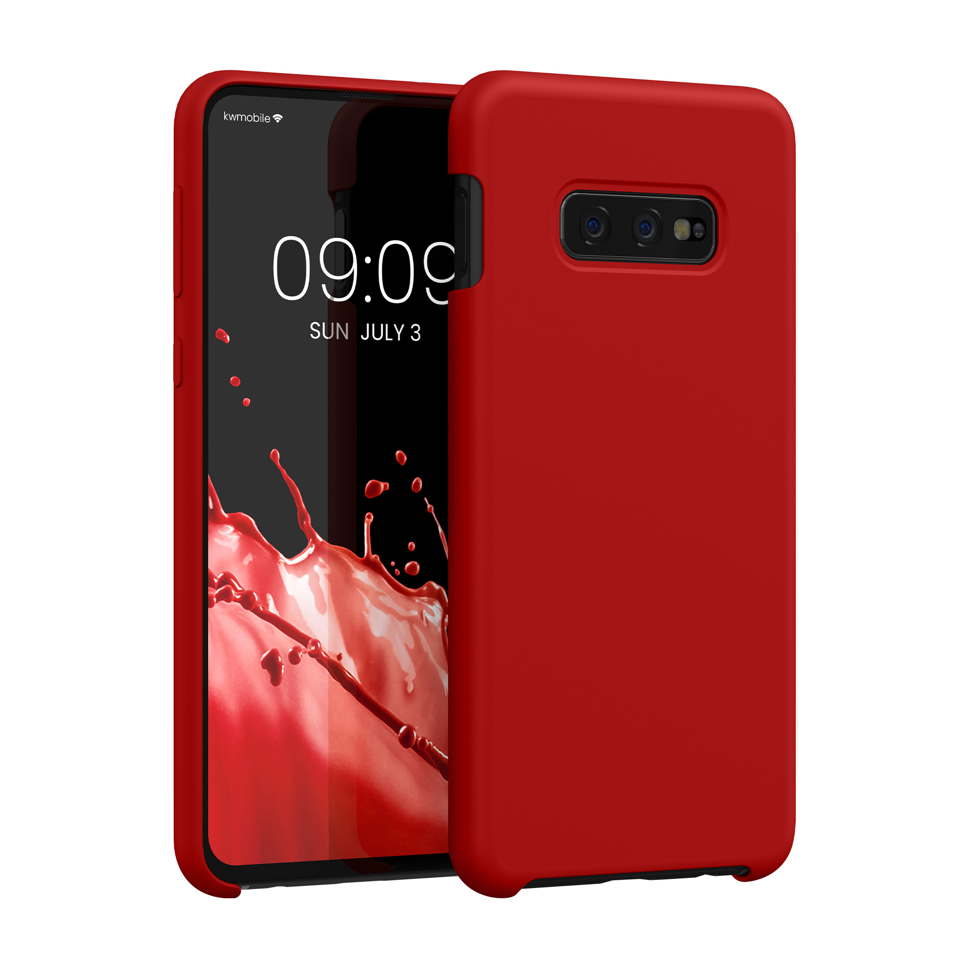 Kryt na mobil Samsung Galaxy S10e kwmobile TPU klasicky červený