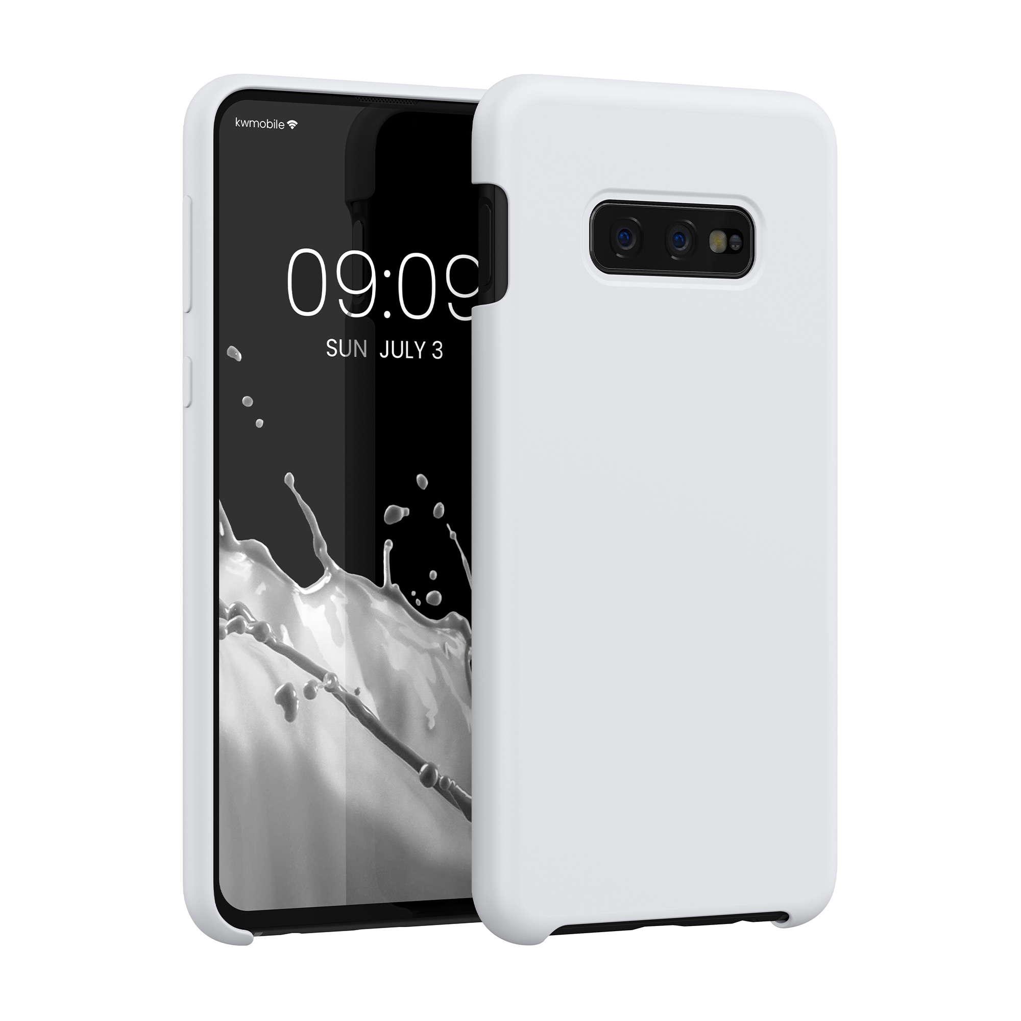 Pouzdro pro Samsung Galaxy S10e kwmobile silikonové - matná bílá