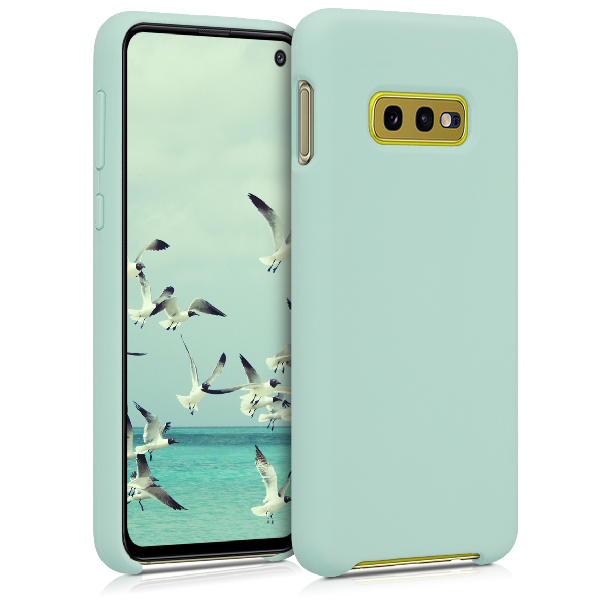 Kryt na mobil Samsung Galaxy S10e kwmobile TPU Mint Matte