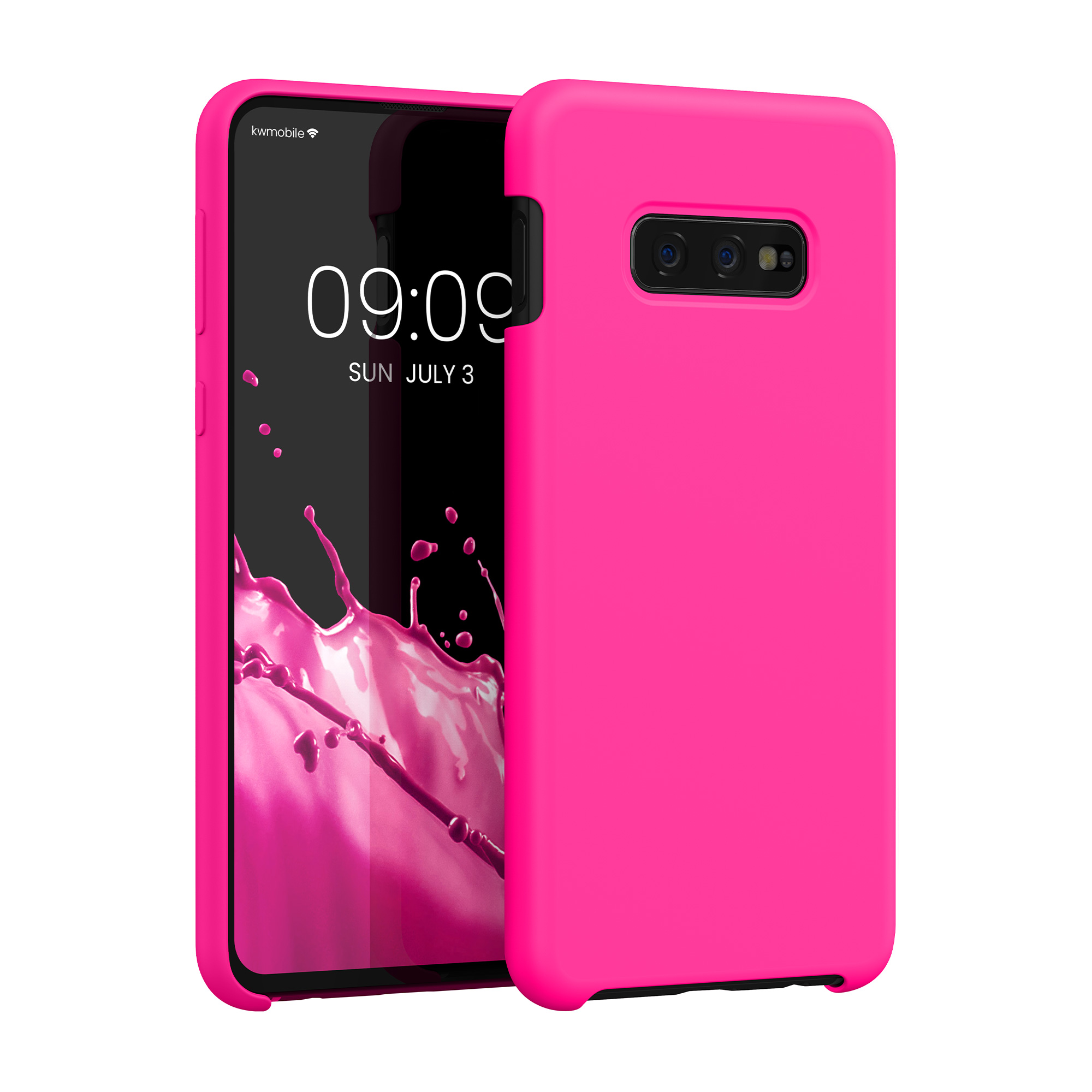 Kryt na mobil Samsung Galaxy S10e kwmobile TPU neonově růžový