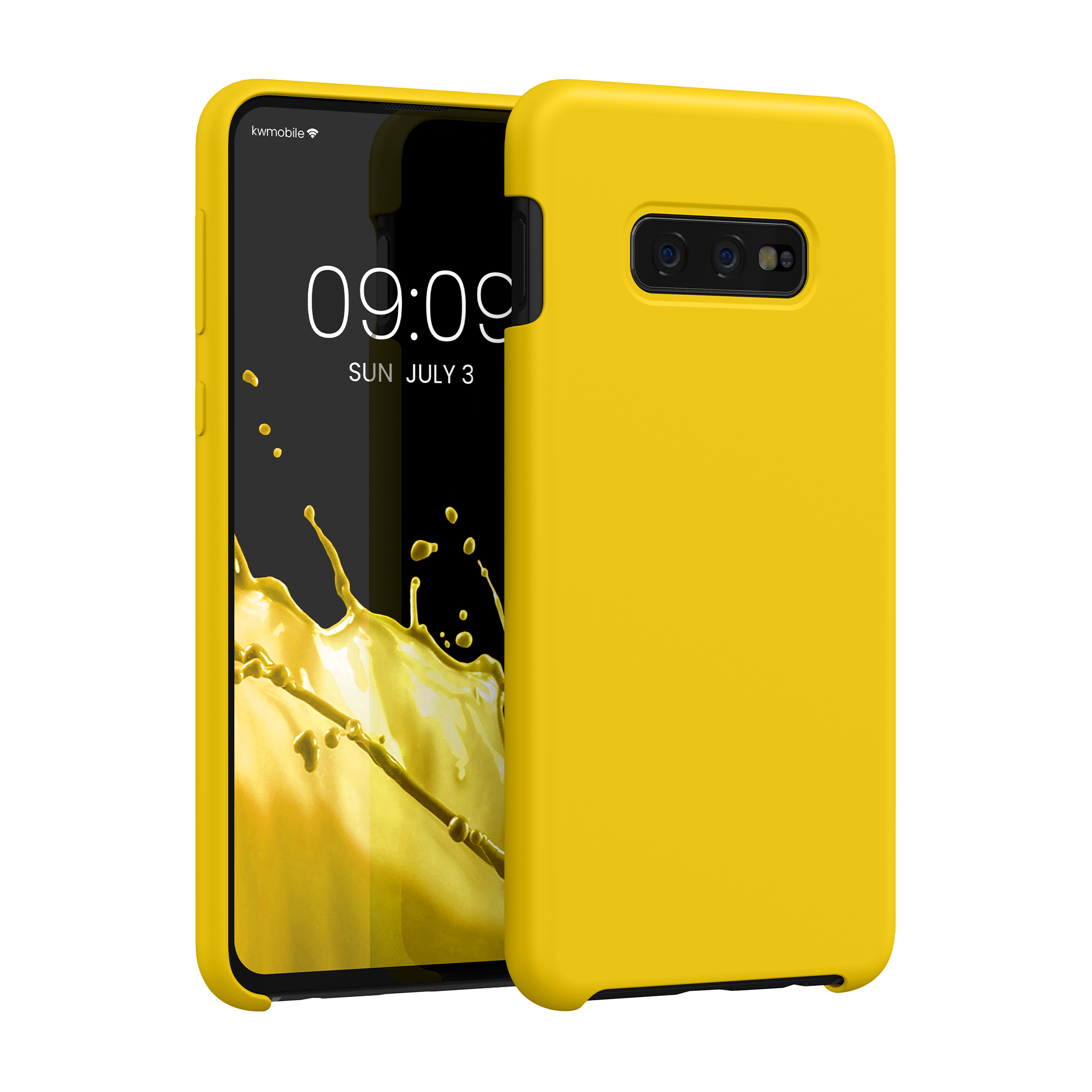 Kryt na mobil Samsung Galaxy S10e kwmobile TPU zářivě žlutý