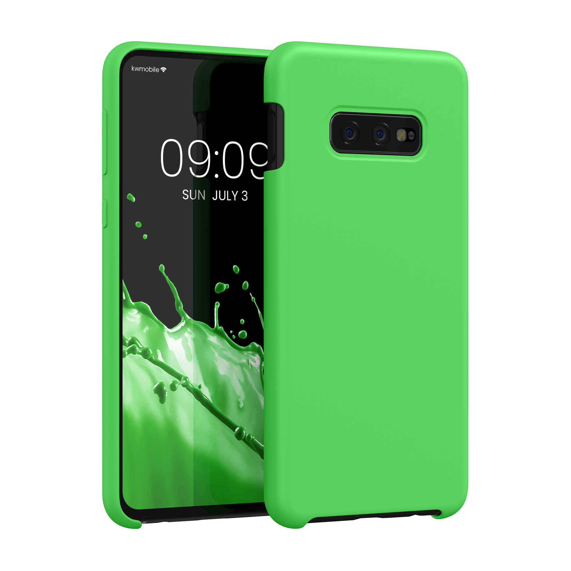 Kryt na mobil Samsung Galaxy S10e kwmobile TPU limetkově zelený