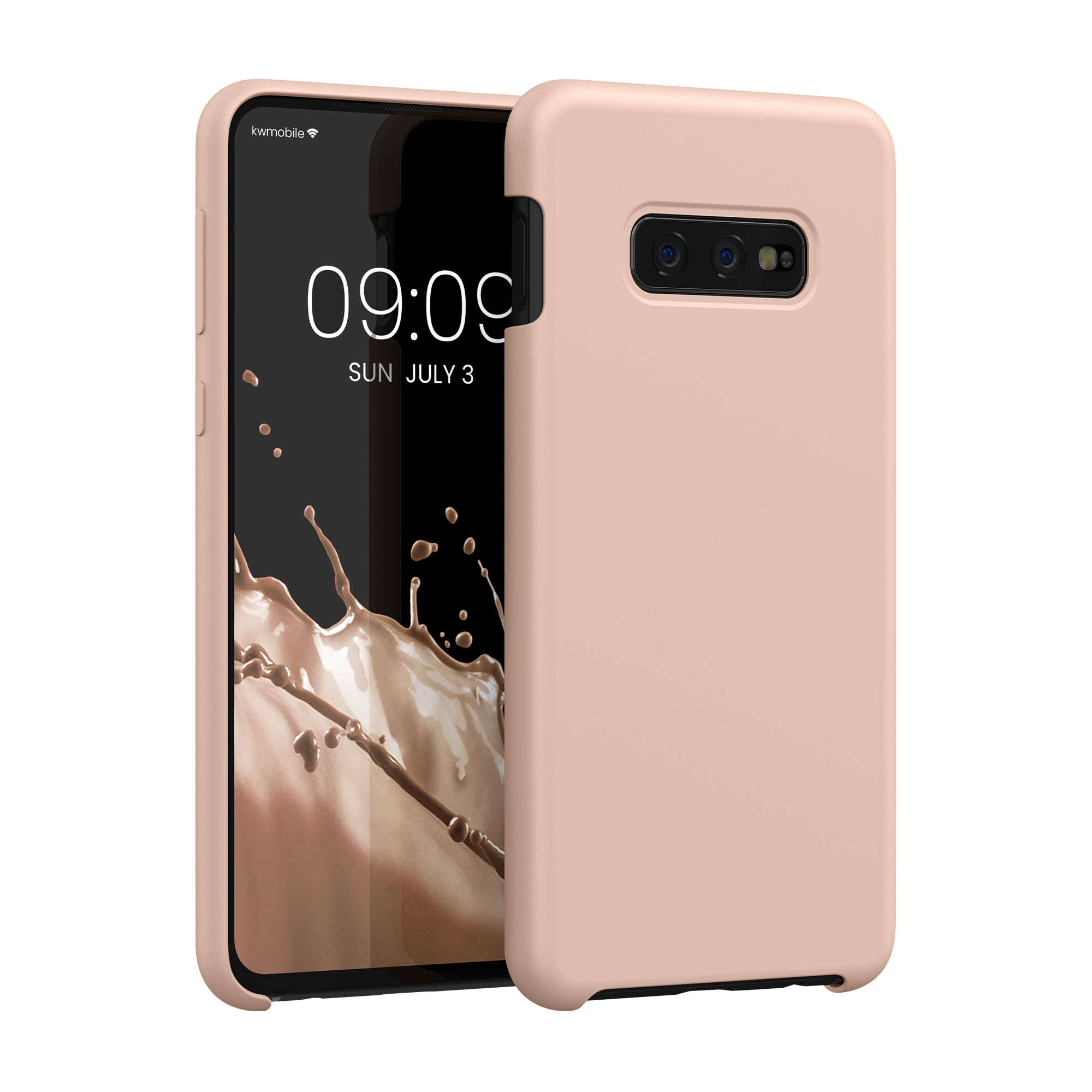 Kryt na mobil Samsung Galaxy S10e kwmobile TPU pudrově růžový
