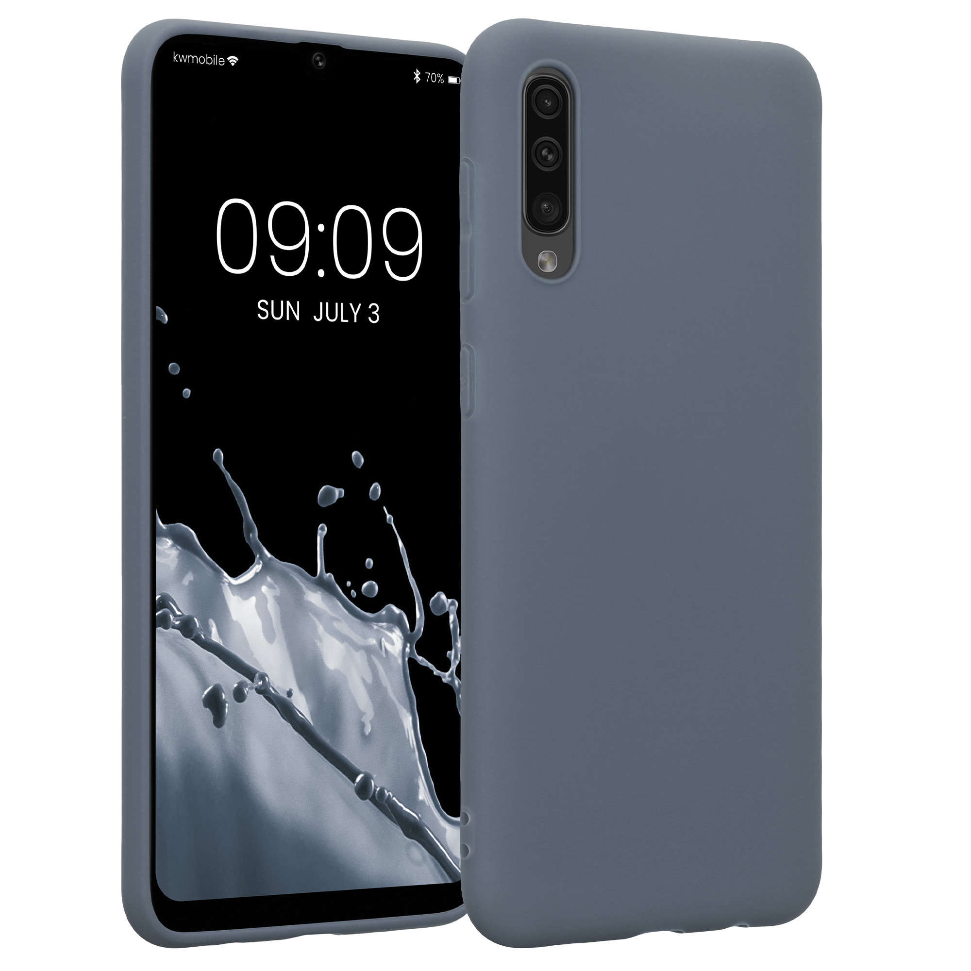 Kryt na mobil Samsung Galaxy A50 kwmobile TPU Tmavě břidlicová