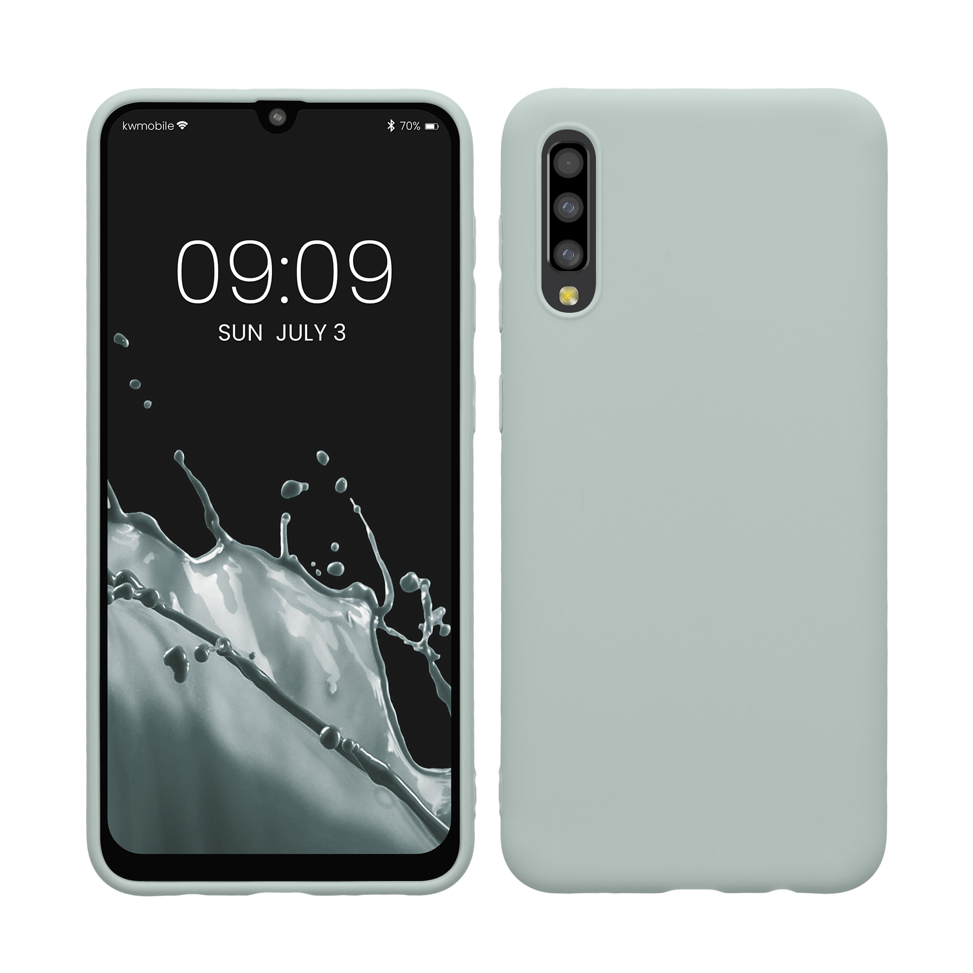 Kryt na mobil Samsung Galaxy A50 kwmobile TPU Chladná mátová