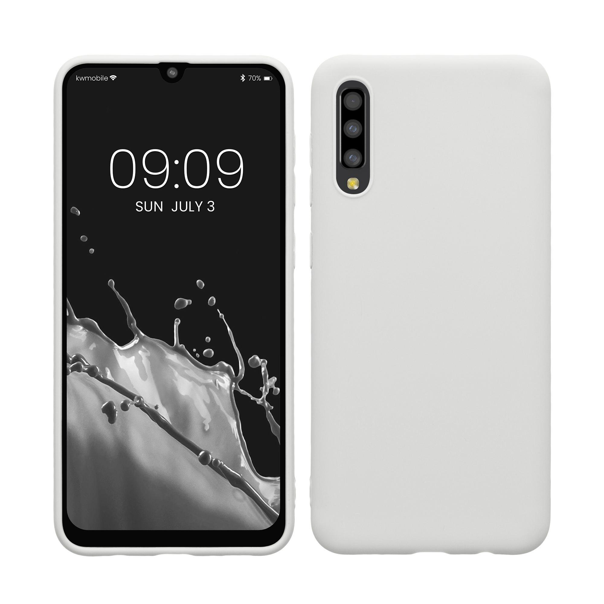 Kryt na mobil Samsung Galaxy A50 kwmobile TPU Matná bílá