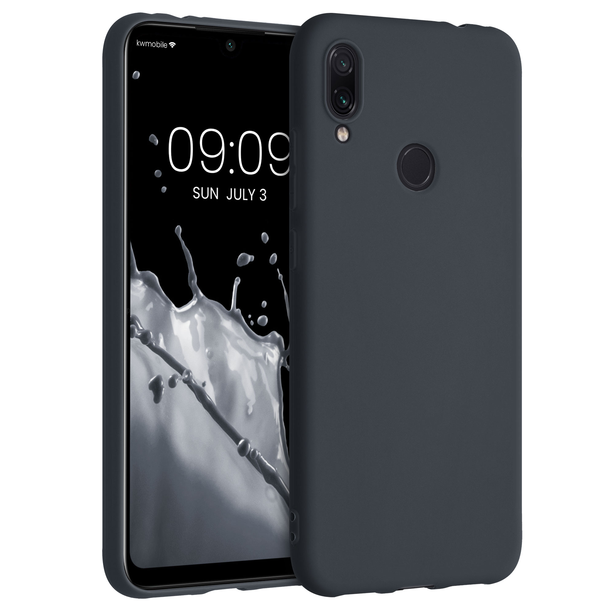 TPU kryt kwmobile pro Xiaomi Redmi Note 7 / Note 7 Pro - borůvkově modrá
