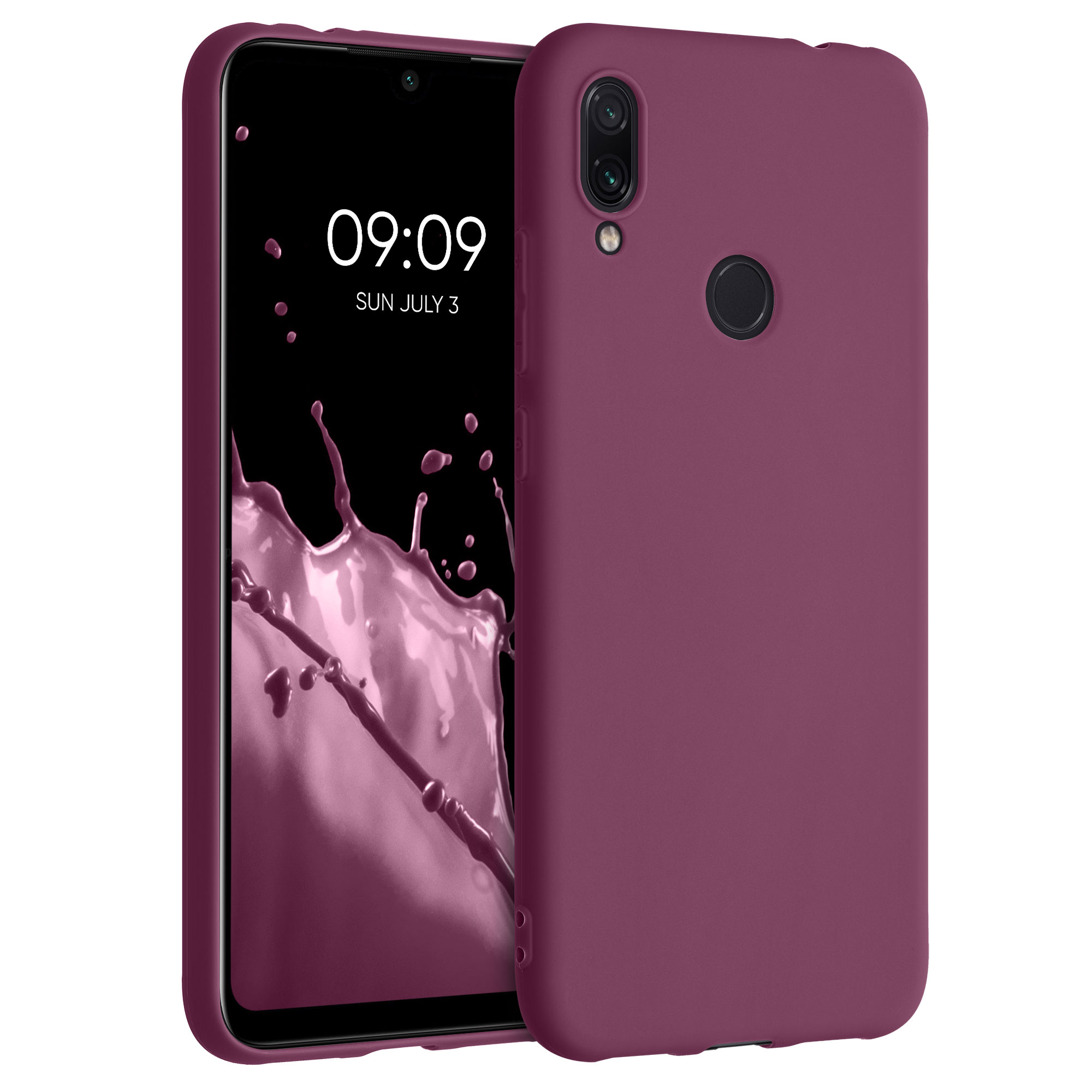 TPU kryt kwmobile pro Xiaomi Redmi Note 7 / Note 7 Pro - vínově fialová