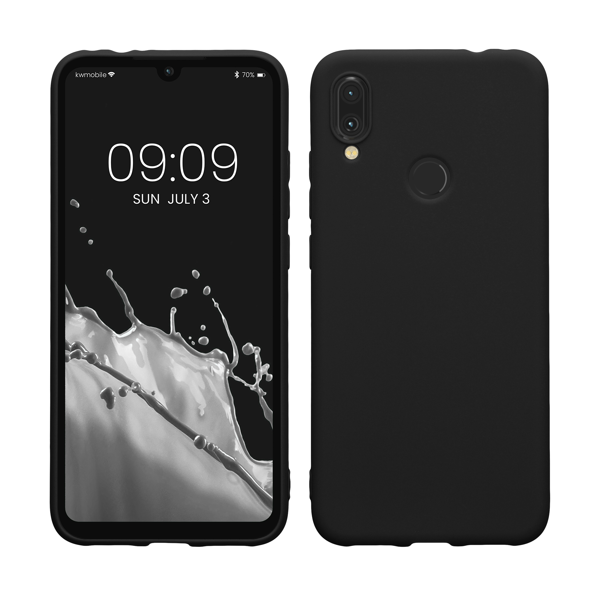 TPU kryt kwmobile pro Xiaomi Redmi Note 7 / Note 7 Pro - matná černá