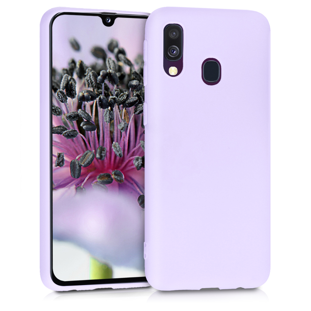 Kryt na mobil Samsung Galaxy A40 kwmobile TPU Levandulová