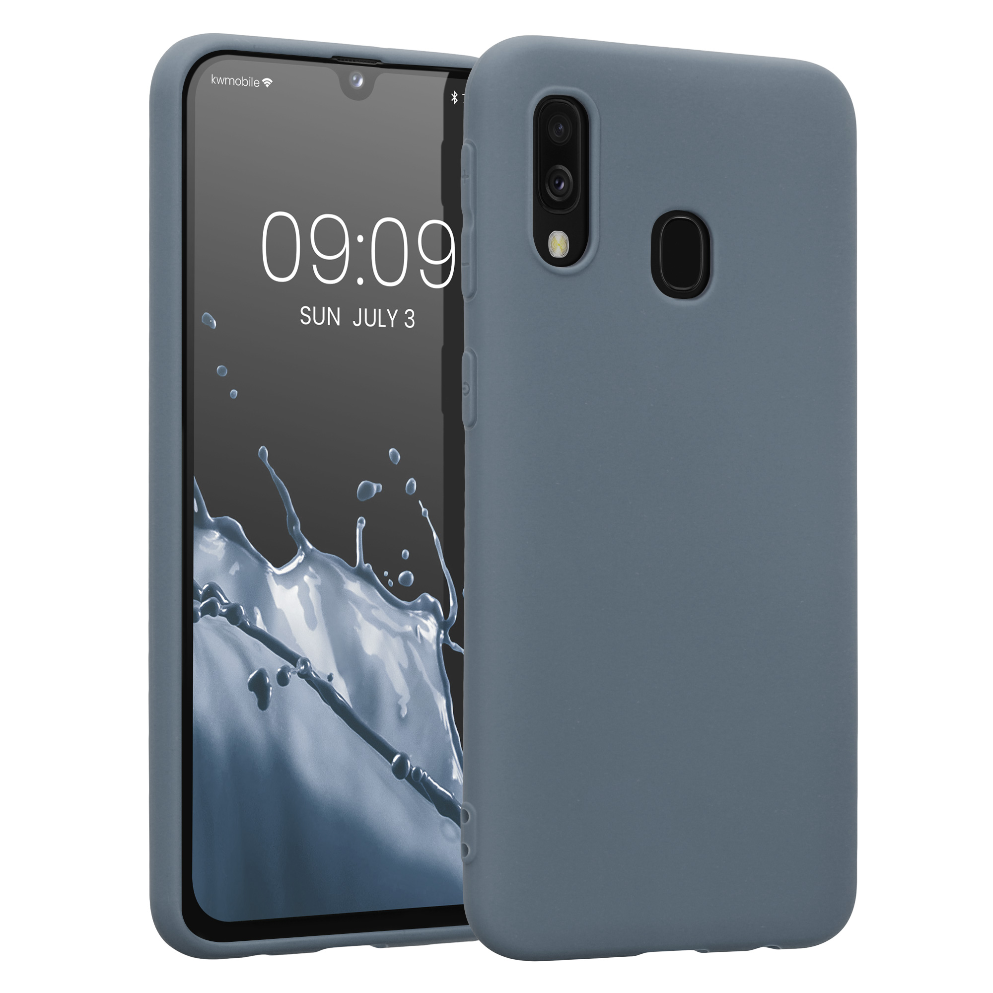 Kryt na mobil Samsung Galaxy A40 kwmobile TPU Tmavě břidlicová