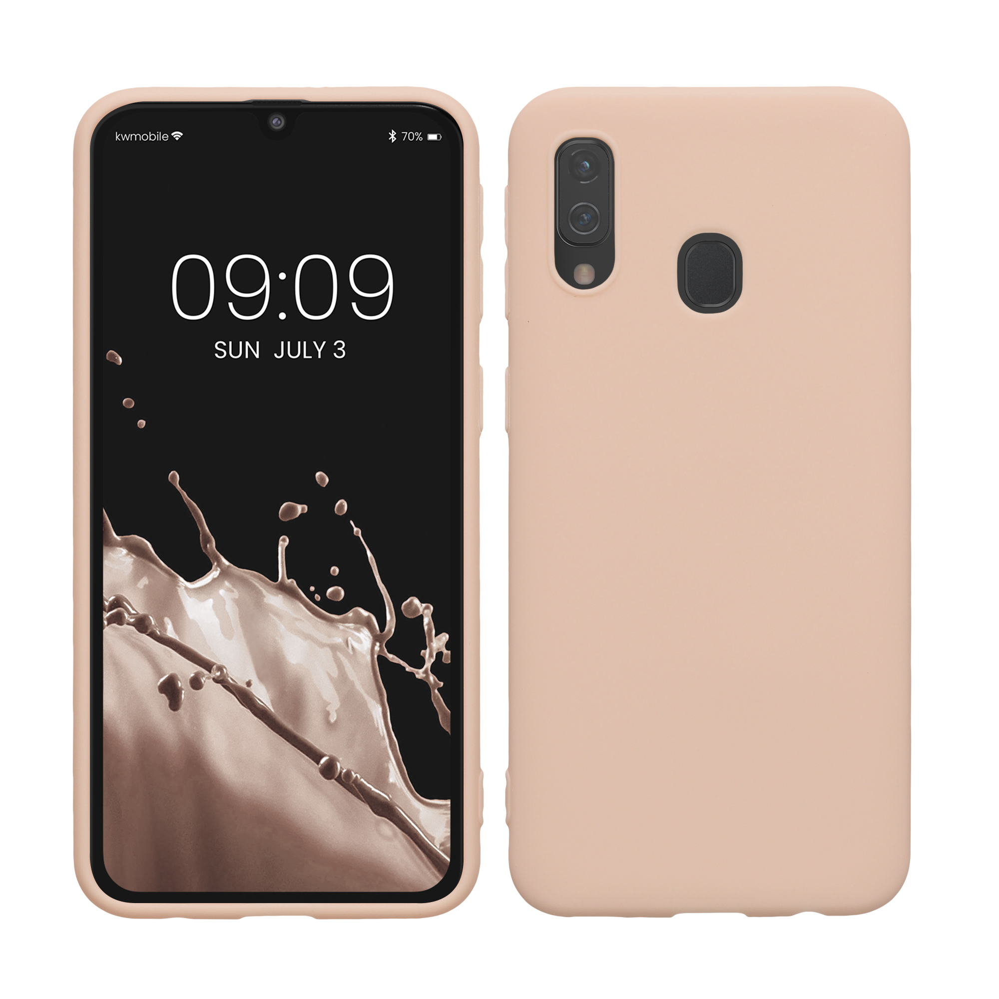 Kryt na mobil Samsung Galaxy A40 kwmobile TPU Kokosový vír