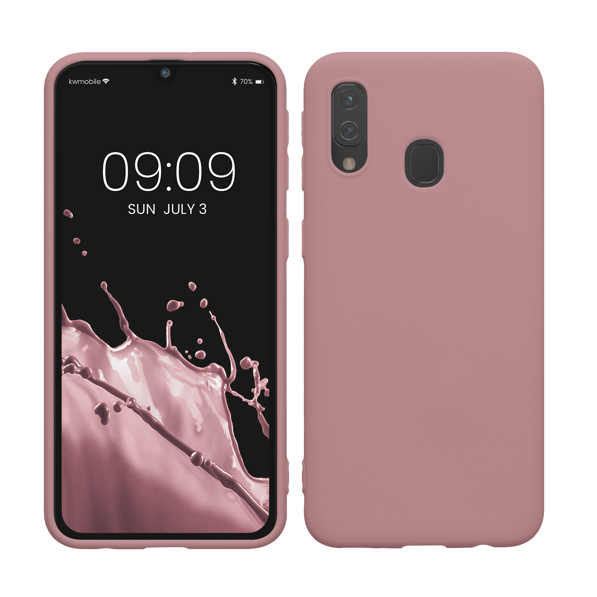 Kryt na mobil Samsung Galaxy A40 kwmobile TPU Starorůžová