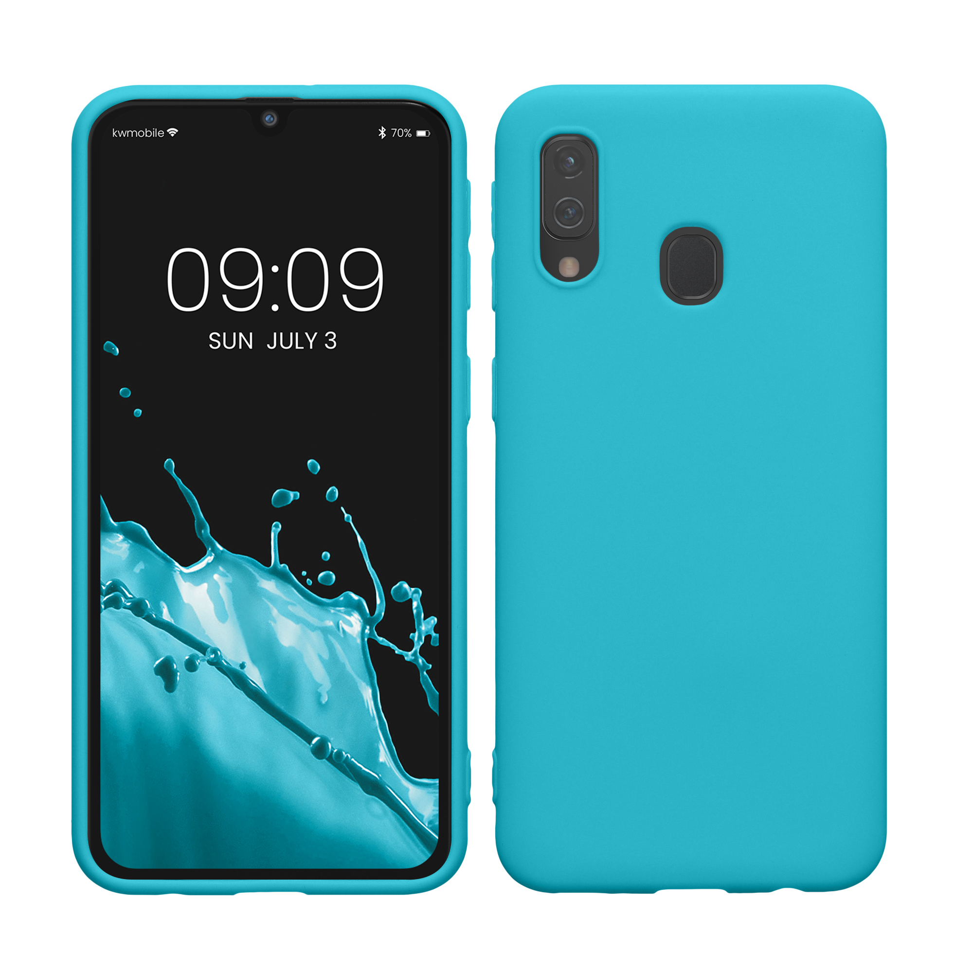 Kryt na mobil Samsung Galaxy A40 kwmobile TPU Chladný ledovec