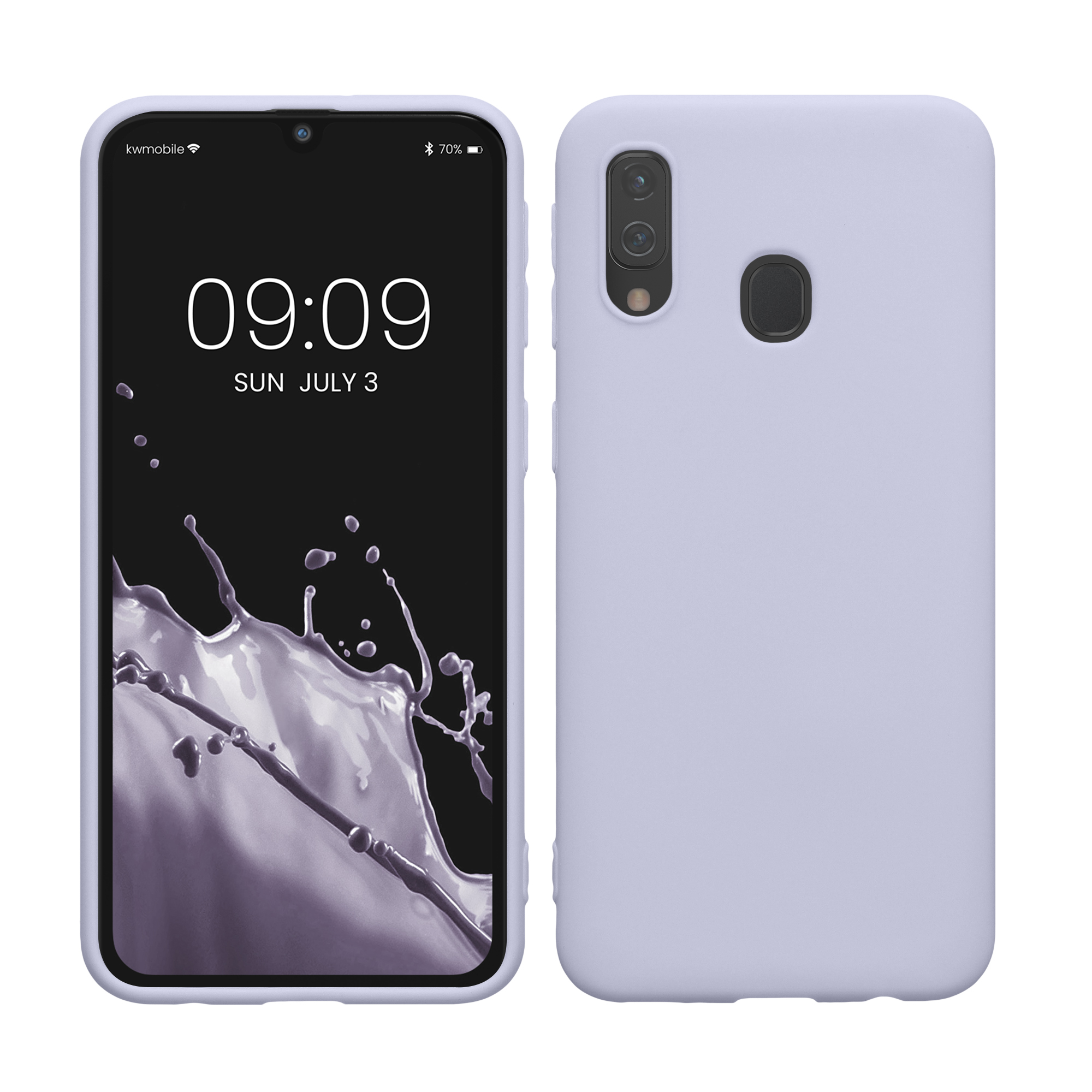 Kryt na mobil Samsung Galaxy A40 kwmobile TPU Světlá levandule