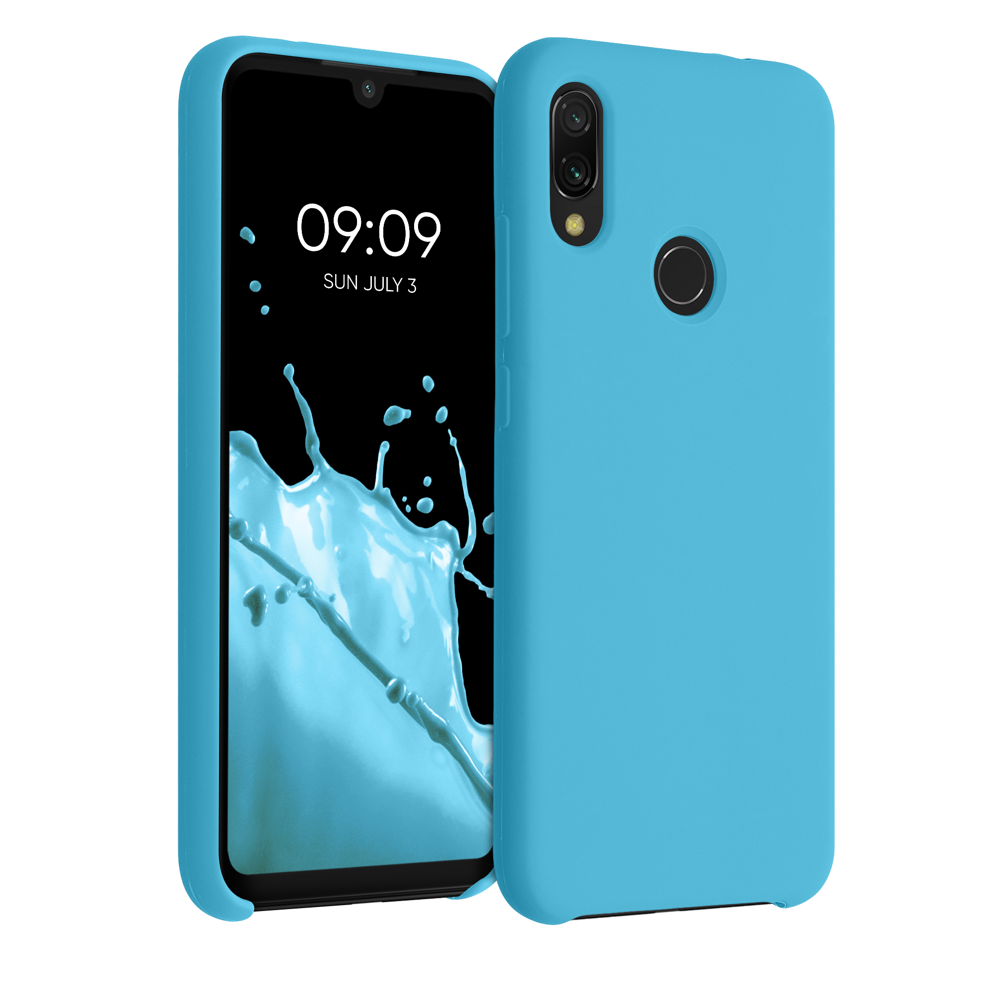 TPU kryt kwmobile pro Xiaomi Redmi Note 7 / Note 7 Pro - wireless charging ocean blue