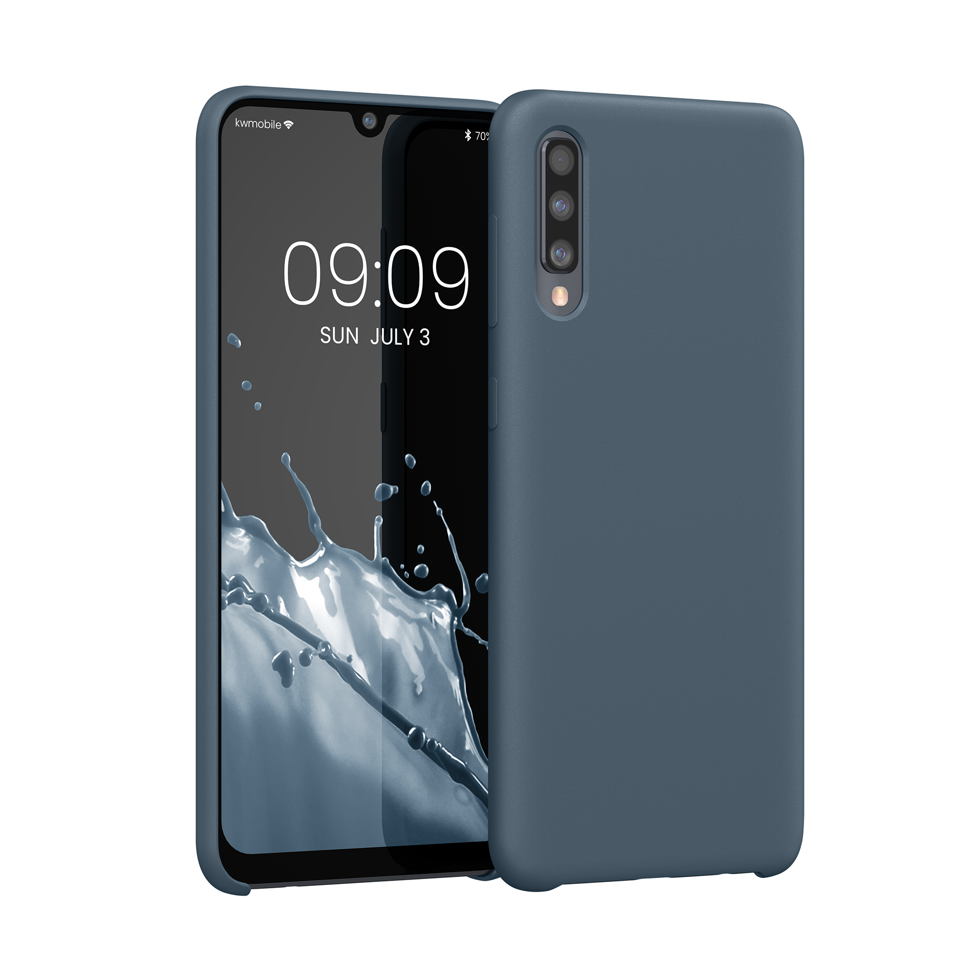 Kryt na mobil Samsung Galaxy A50 kwmobile TPU Tmavě břidlicová
