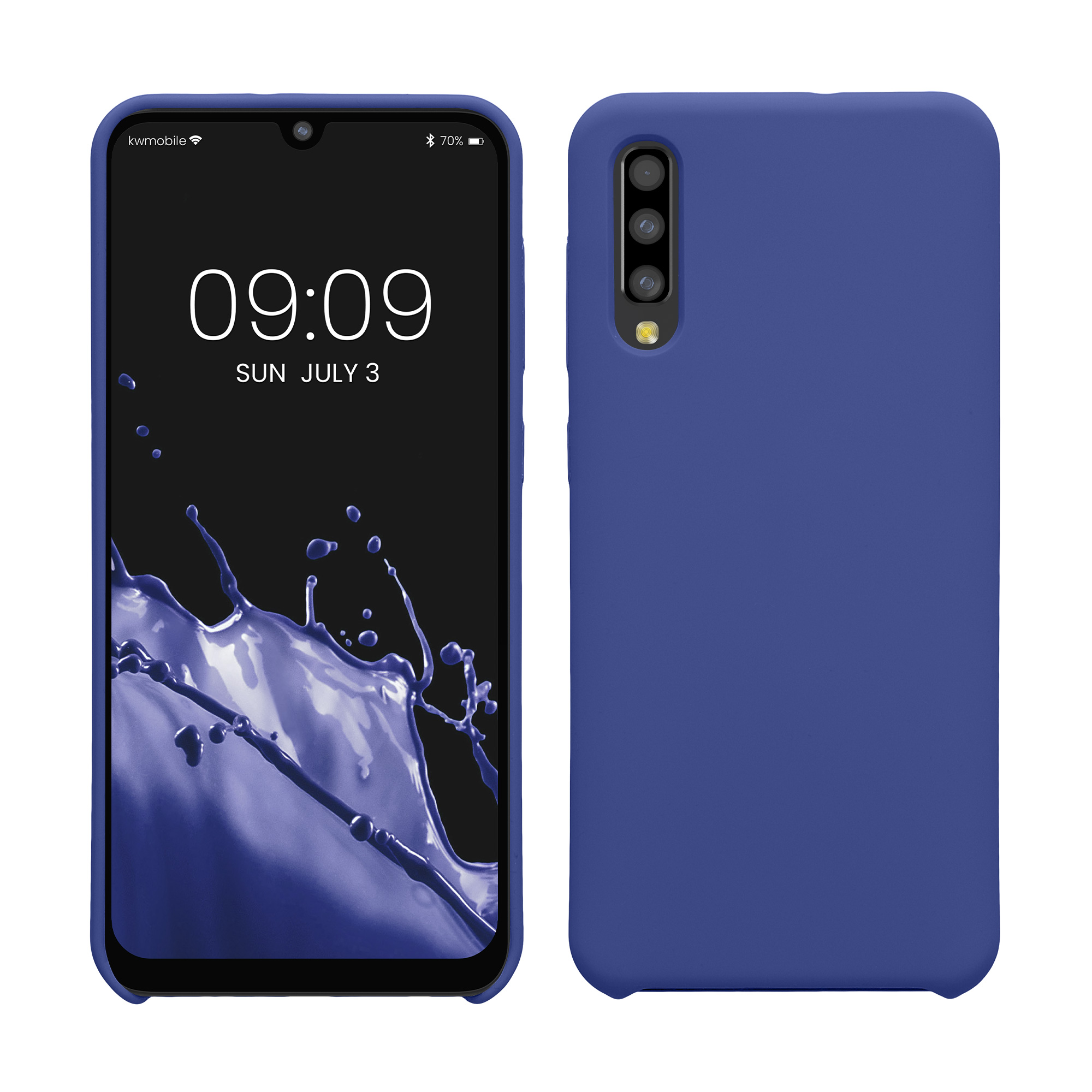 Kryt na mobil Samsung Galaxy A50, nárazuvzdorný - kwmobile, modrofialový