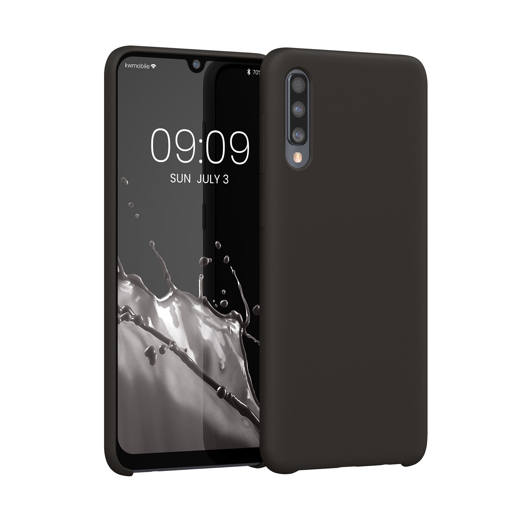 Kryt na mobil Samsung Galaxy A50 kwmobile TPU Matná černá