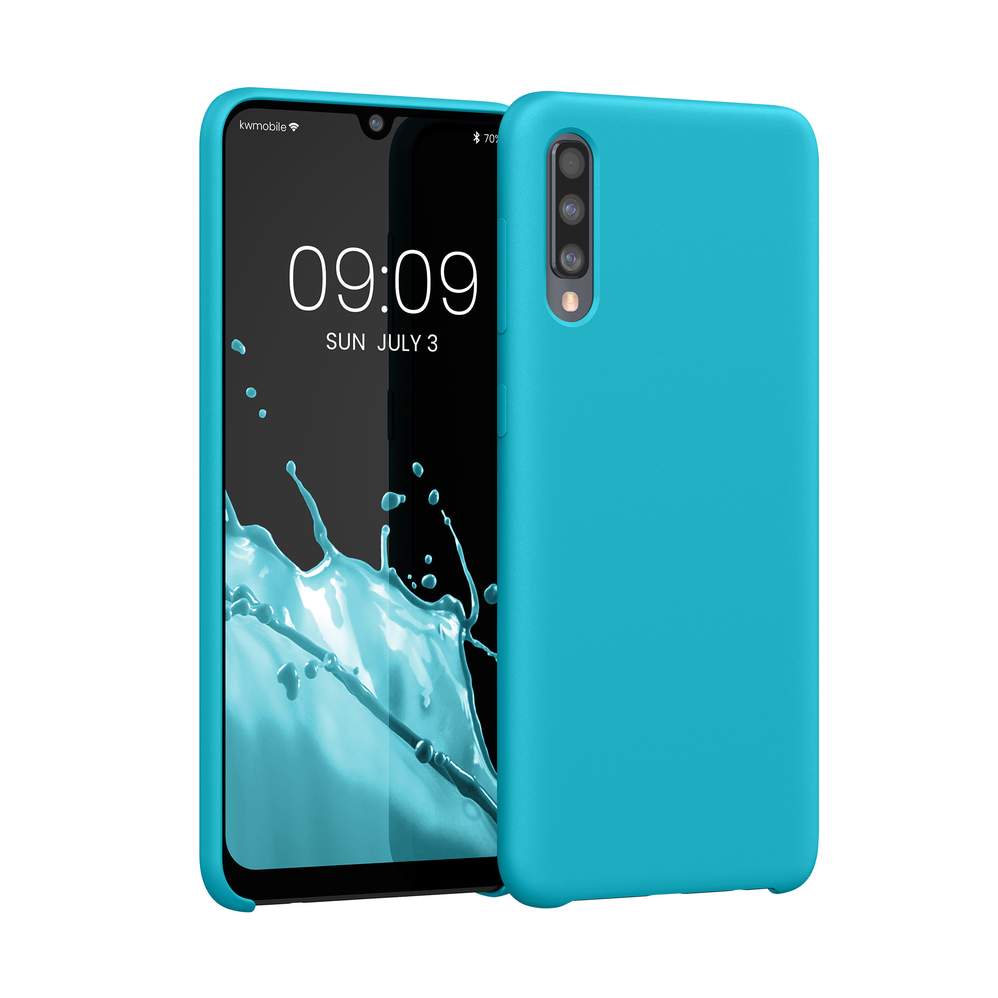 Kryt na mobil Samsung Galaxy A50 kwmobile TPU Chladný ledovec