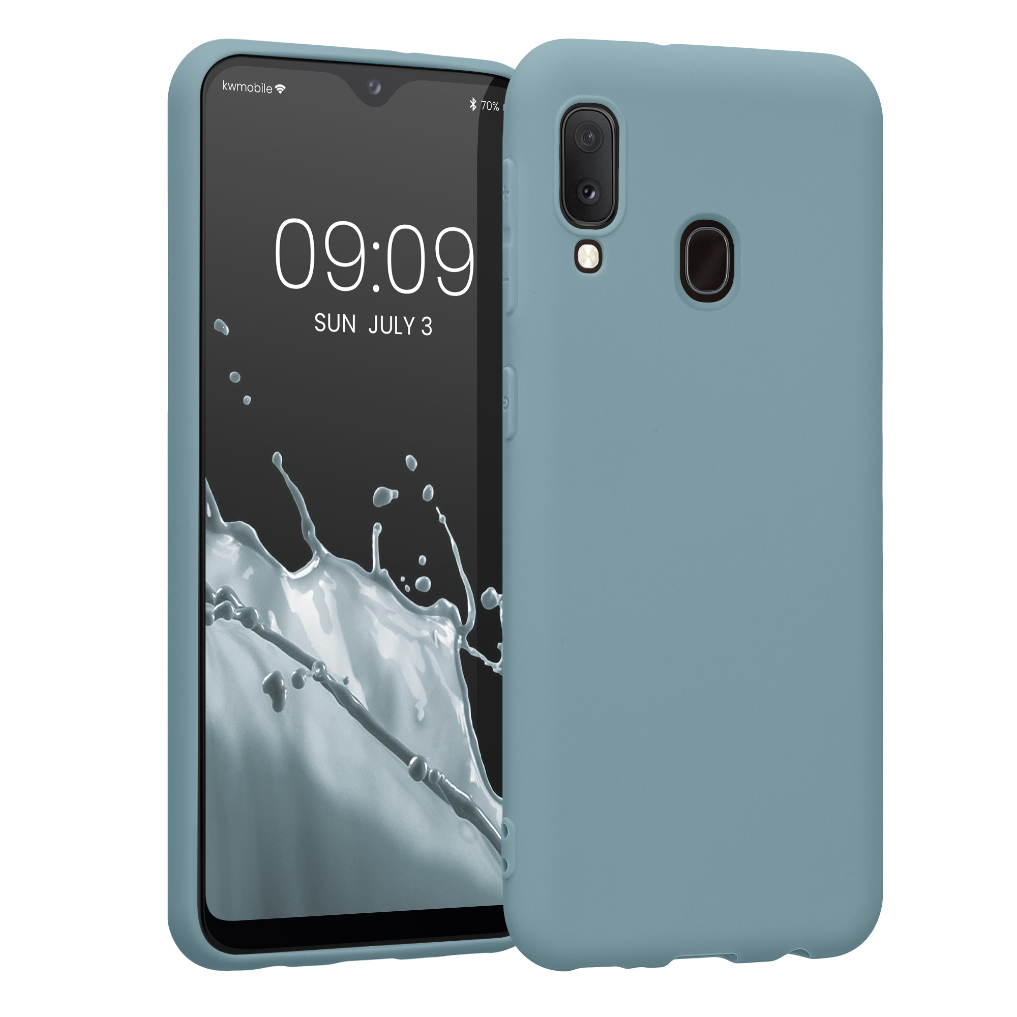 Kryt na mobil Samsung Galaxy A20e kwmobile TPU Arctic Night