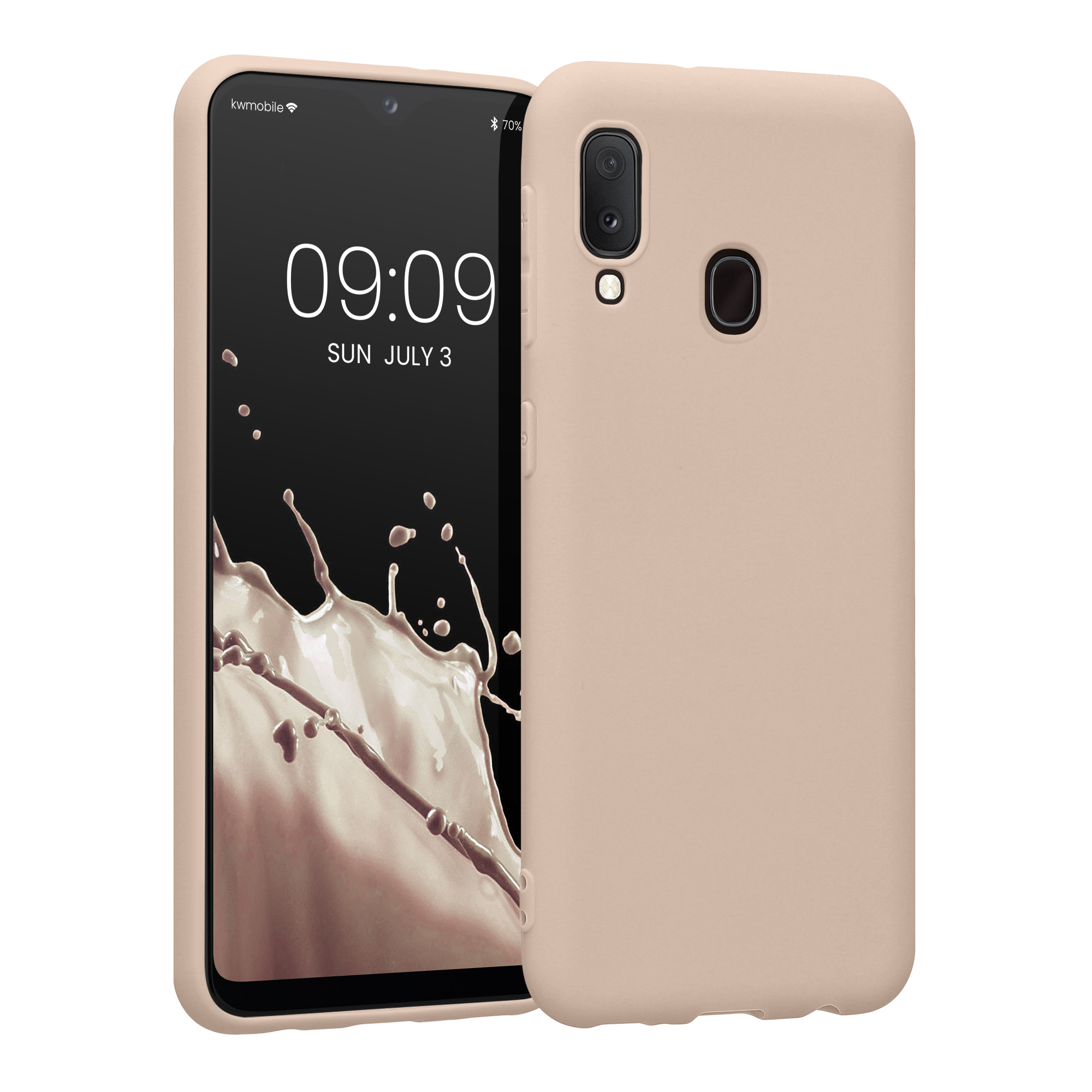 Kryt na mobil Samsung Galaxy A20e kwmobile TPU Coconut Swirl
