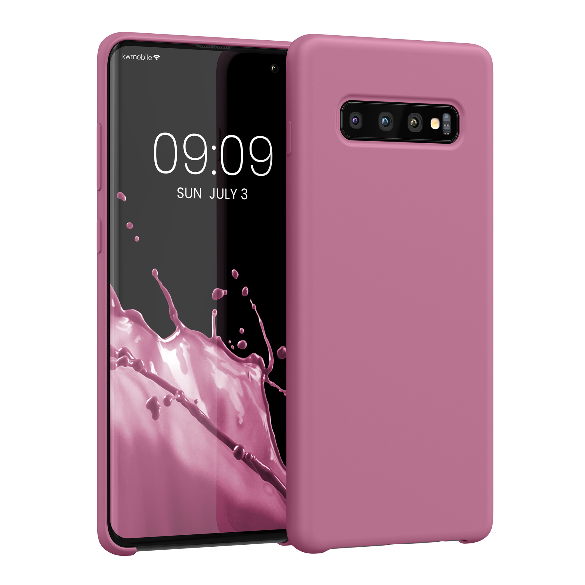 Kryt na mobil Samsung Galaxy S10 Plus / S10+ kwmobile TPU tmavě růžový