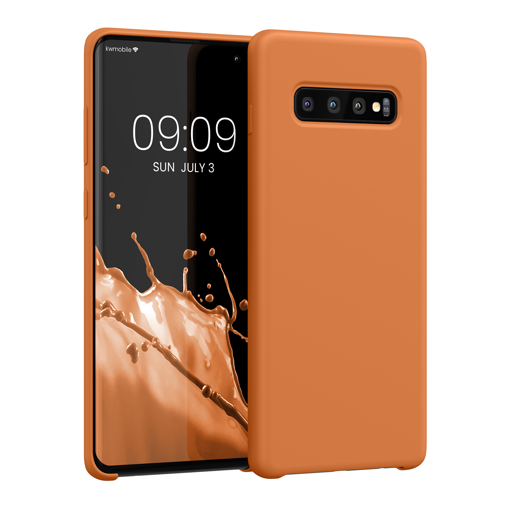 Kryt na mobil Samsung Galaxy S10 Plus / S10+ kwmobile TPU Warm Apricot
