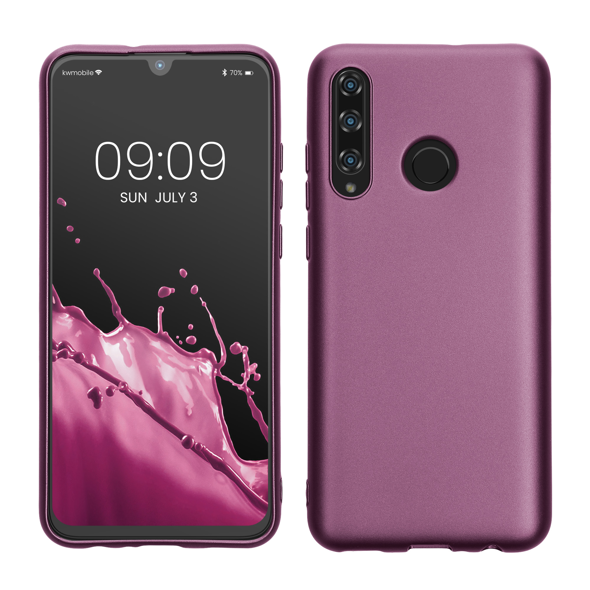 Kryt na mobil HONOR 20 Lite kwmobile metalicky levandulový