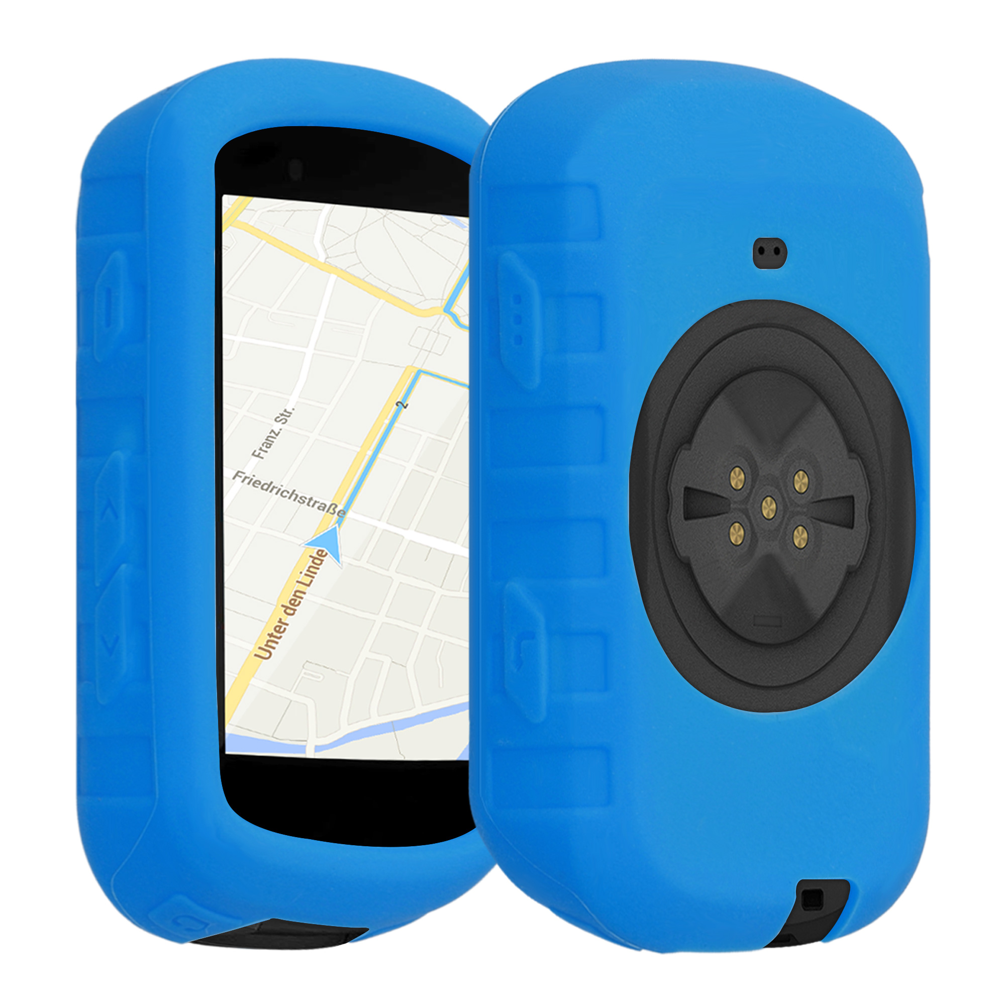 Silikonové pouzdro cyklo GPS Garmin Edge 530 kwmobile červená