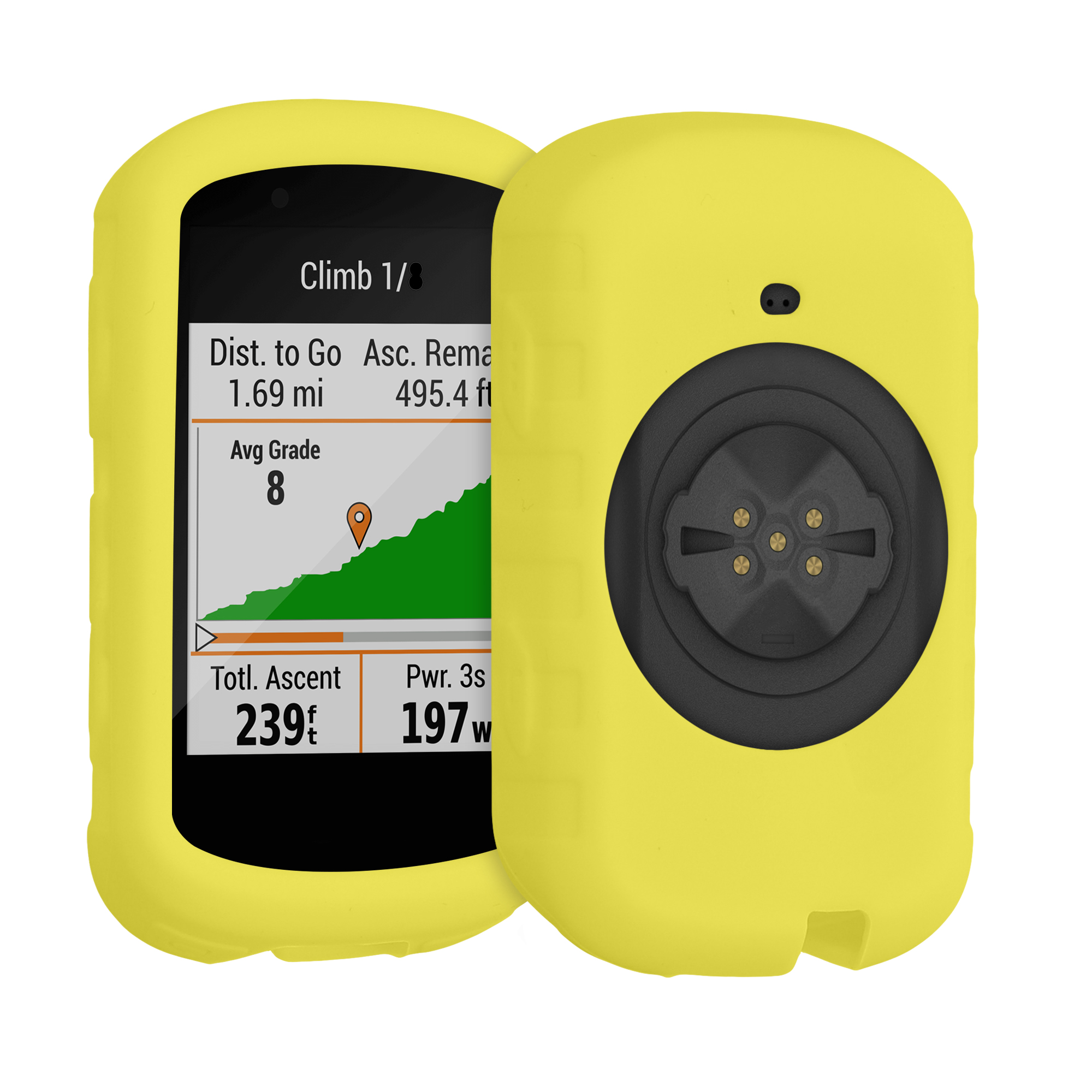 Silikonové pouzdro cyklo GPS Garmin Edge 530 kwmobile černá