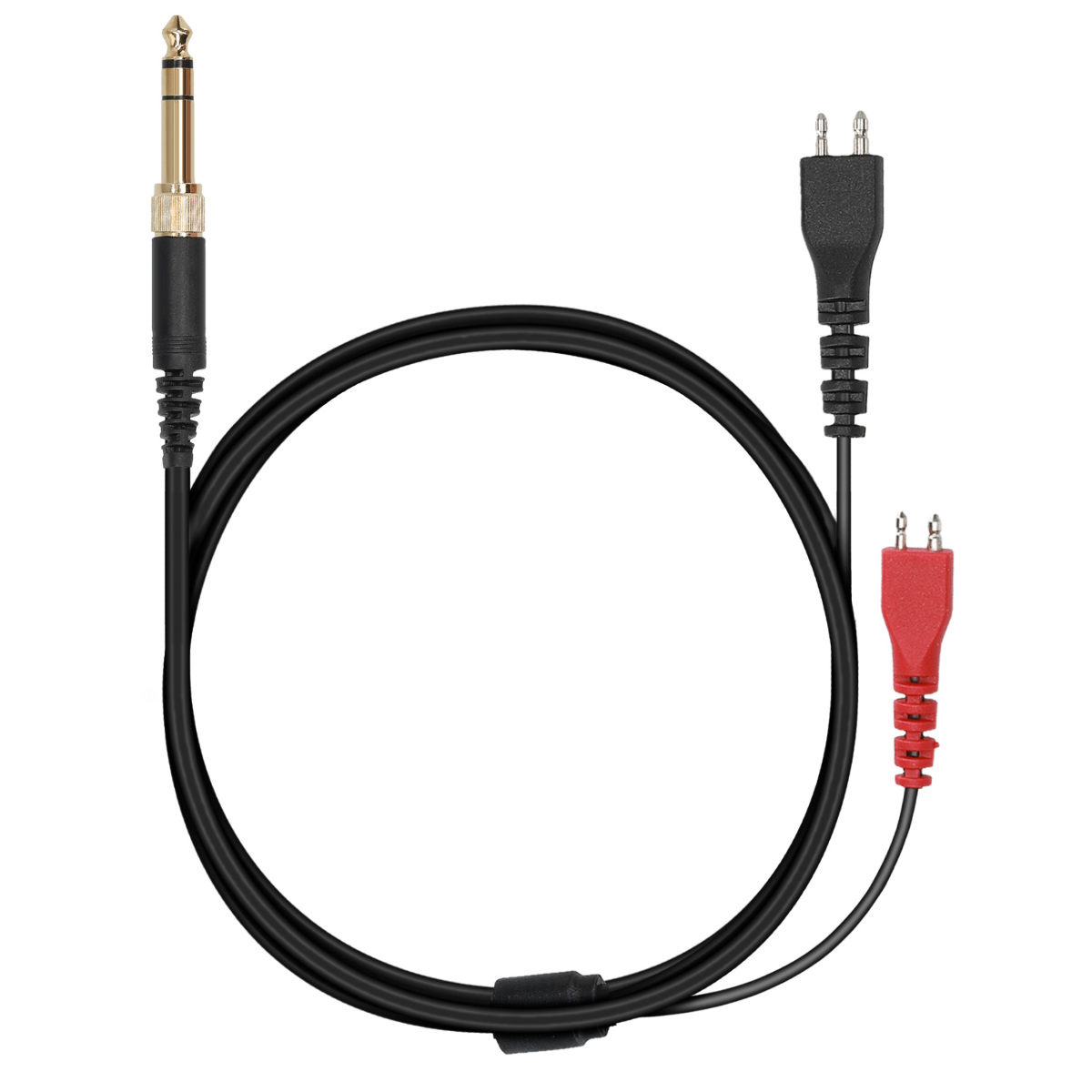 Kabel pro sluchátka pro Sennheiser HD25 / HD560 / HD540 / HD480 / HD430 / HD414 / HD250 kwmobile - černá