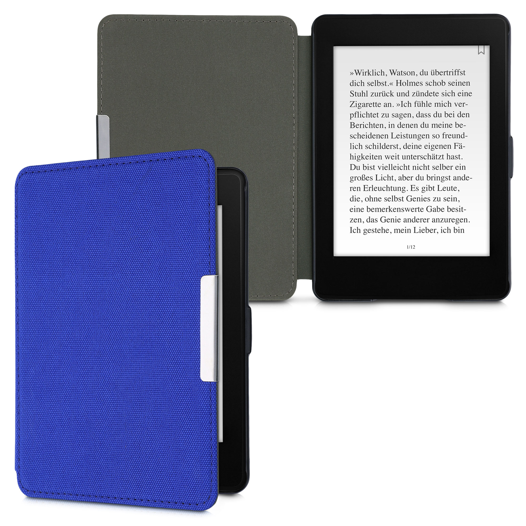 Pouzdro na čtečku kwmobile Kindle Paperwhite - modrá