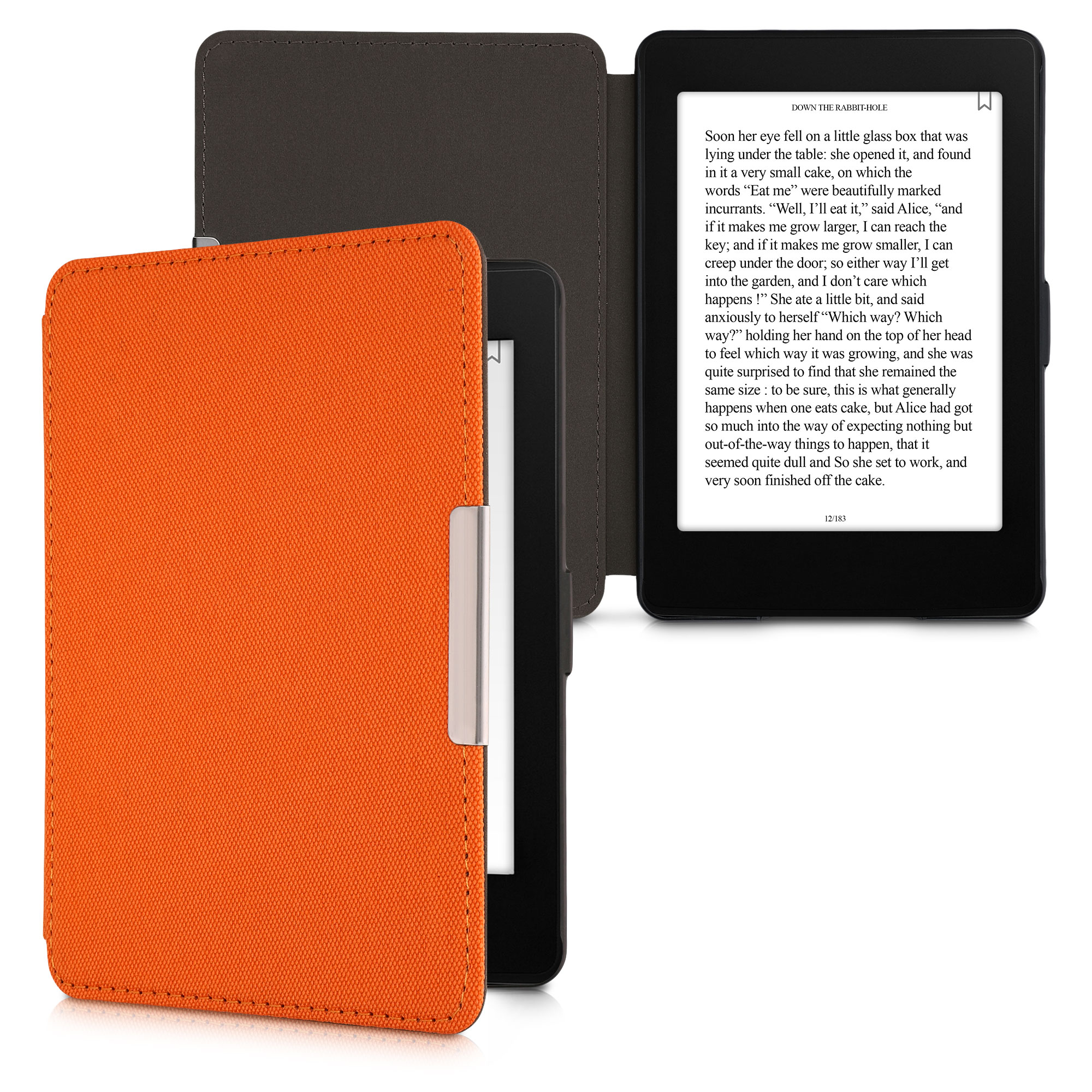 Pouzdro na čtečku kwmobile Kindle Paperwhite - oranžová
