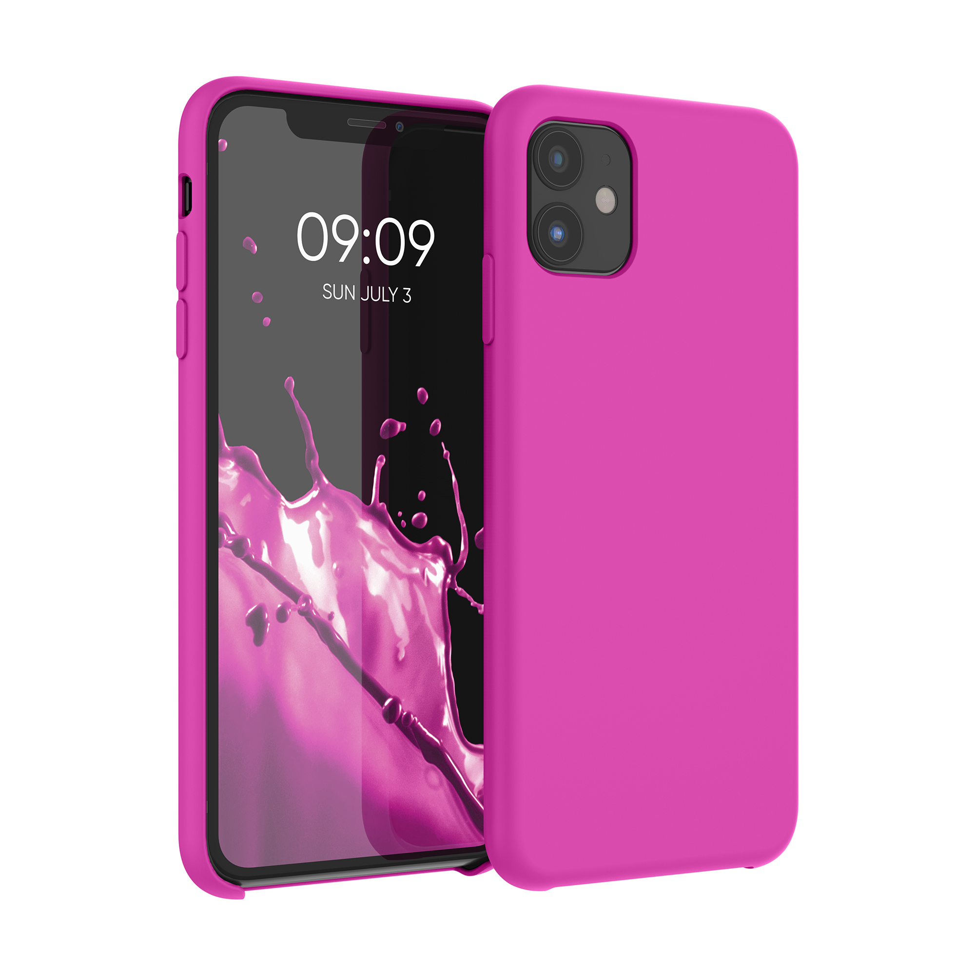 Pouzdro pro Apple iPhone 11 kwmobile silikonové - purpurová