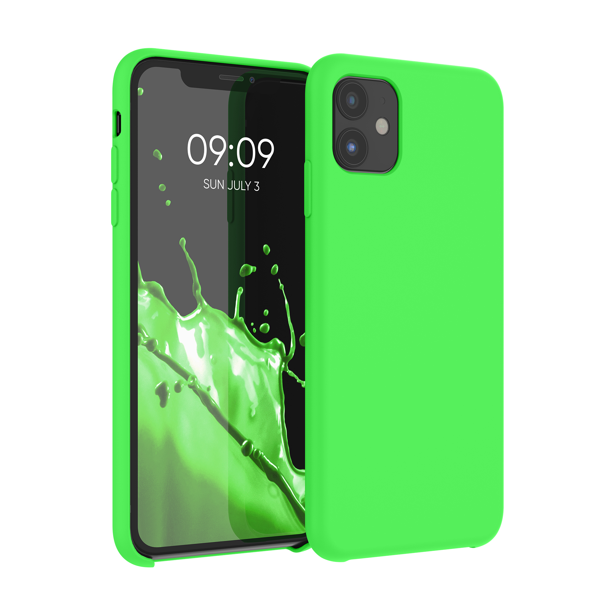 Kryt na mobil kwmobile iPhone 11 - Wireless Charging Lime Green